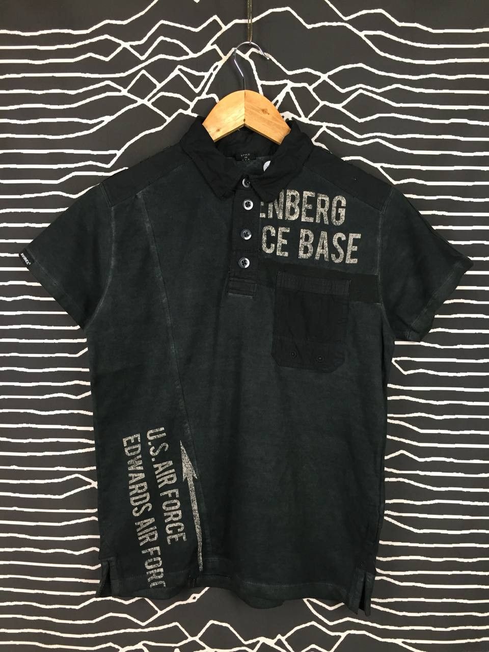 Avirex Vtg Avirex U.S Air Force Tactical Utility Pocket Polo Tee Size US S / EU 44-46 / 1 - 2 Thumbnail