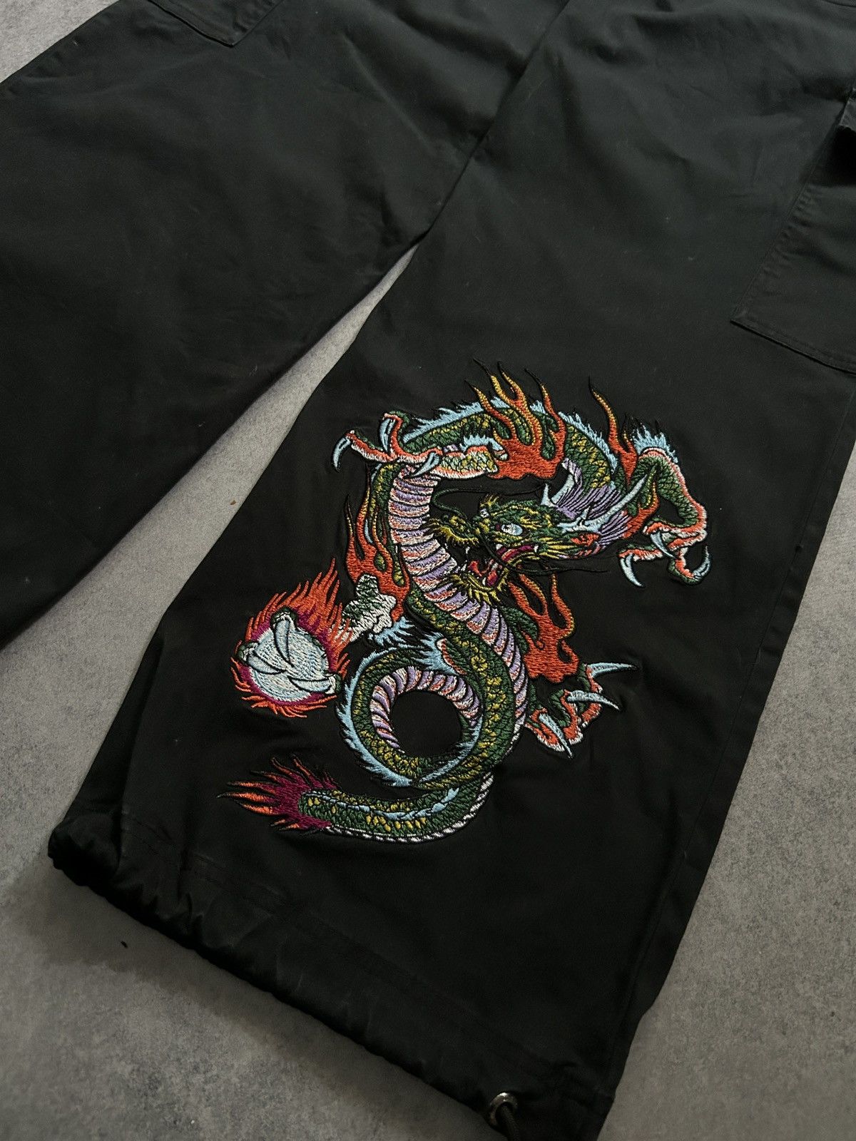 Ed Hardy Ed Hardy Big logo Japan Dragon 🐉 track pants y2k Size US 30 / EU 46 - 4 Thumbnail