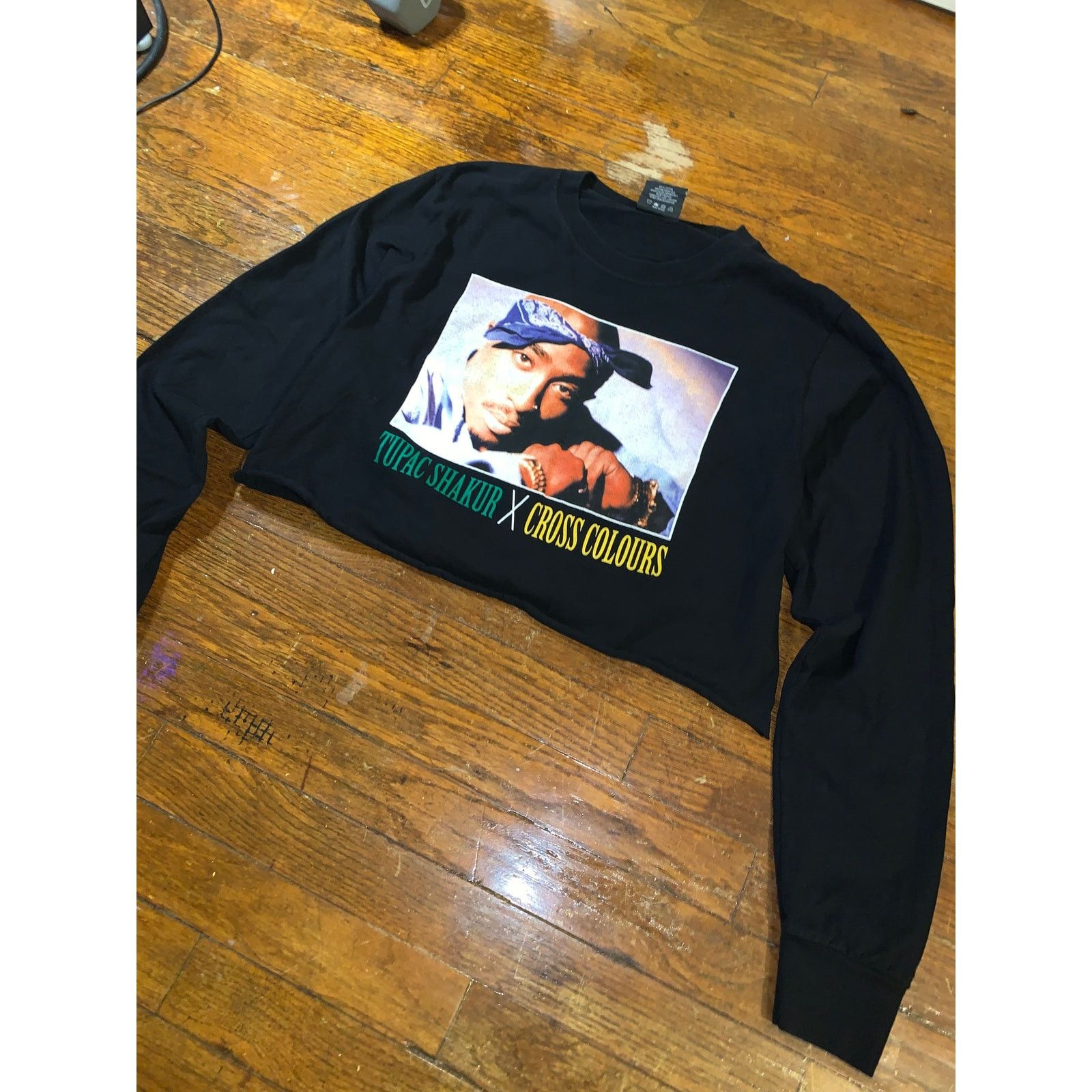 Cross Colours Cross Colours Tupac Shakur Cropped Long Sleeve Womens Medium Size M / US 6-8 / IT 42-44 - 2 Thumbnail