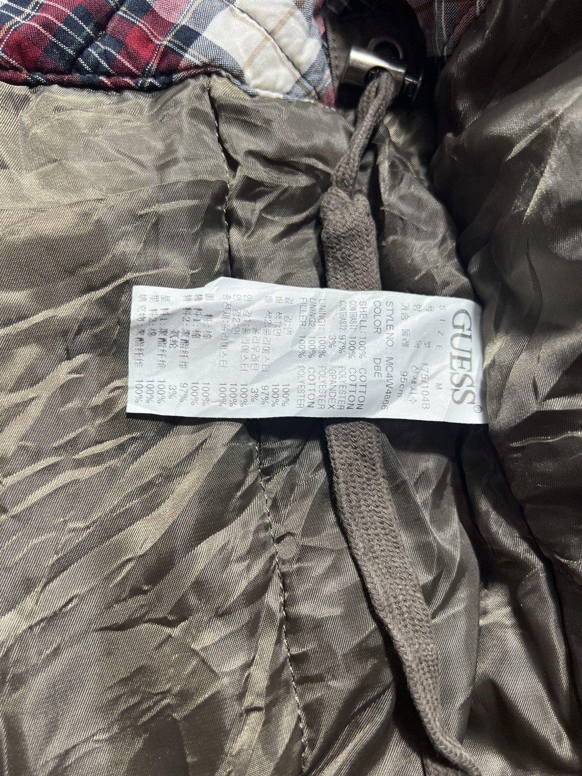 Guess Guess Men's Military Quilted Cotton M65 Field Jacket Size US M / EU 48-50 / 2 - 19 Thumbnail