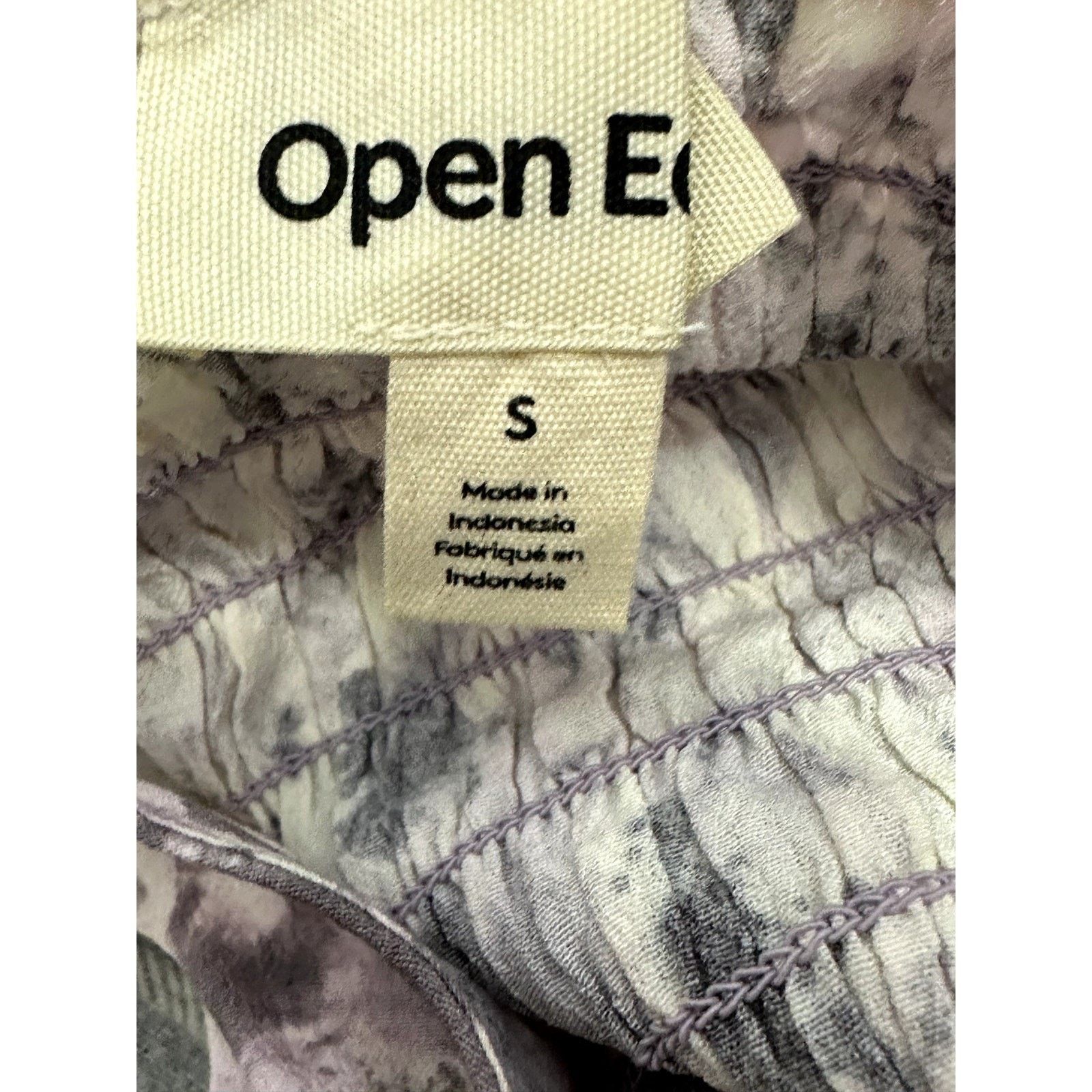 Other Open Edit Puff Sleeve Tie Front Smocked Blouse Floral S NWT Size S / US 4 / IT 40 - 9 Thumbnail