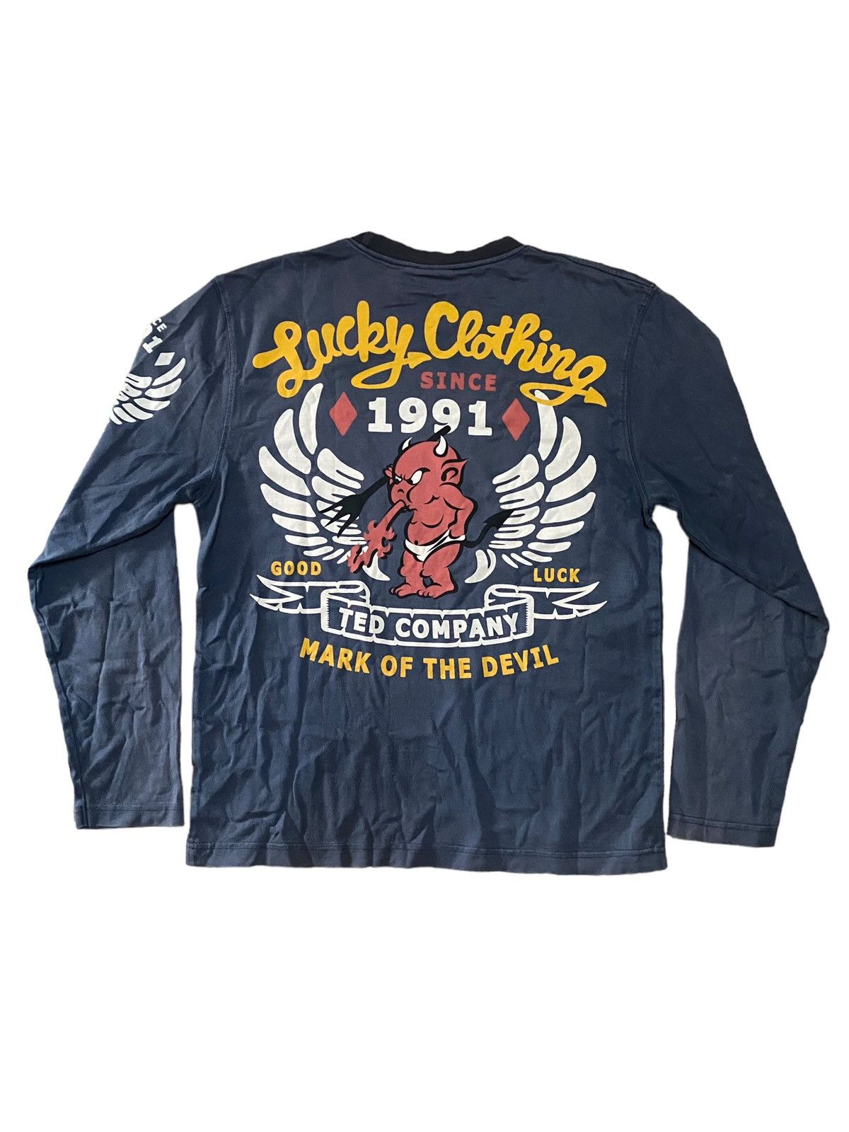 Tedman 💥Japanese designer Tedman Ted Company Devil TShirt Size US M / EU 48-50 / 2 - 1 Thumbnail