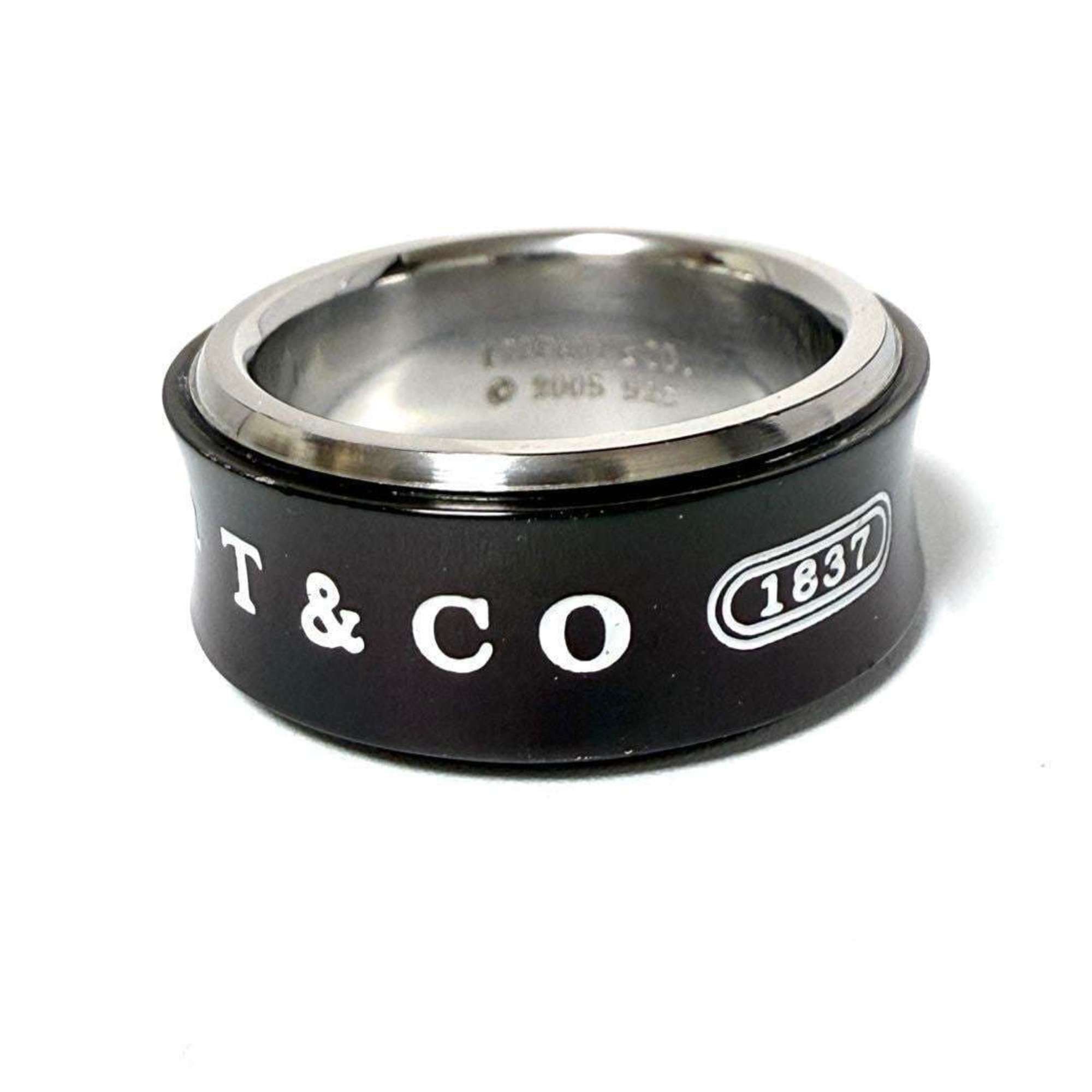 Tiffany & Co. Tiffany Men's 1837 Combi Wide Ring, Silver Size ONE SIZE - 1 Thumbnail