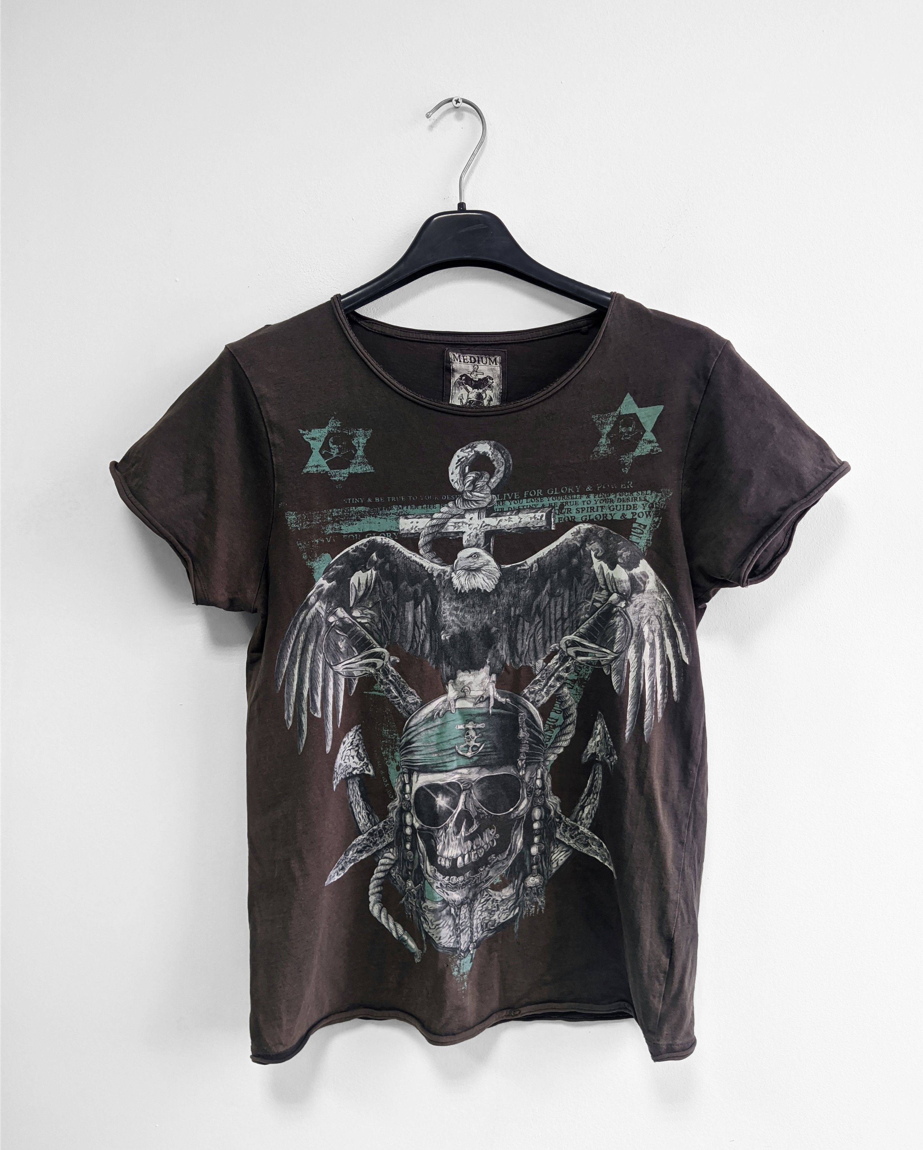 Vintage Vintage tshirt gothic skull printed y2k 90s Size M / US 6-8 / IT 42-44 - 3 Thumbnail
