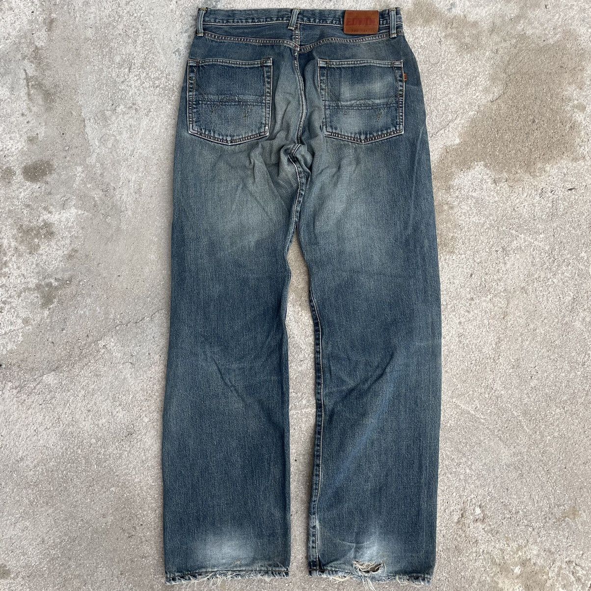 Edwin “EDWIN” 505 REDLINE SELVEDGE DISTRESSED DENIM Size US 34 / EU 50 - 5 Thumbnail