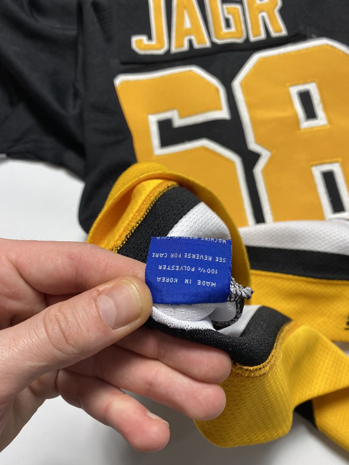 Ccm × Starter × Vintage Snoop Dog style 90s Pittsburgh Penguins Jagr CCM Jersey Size US S / EU 44-46 / 1 - 16 Thumbnail