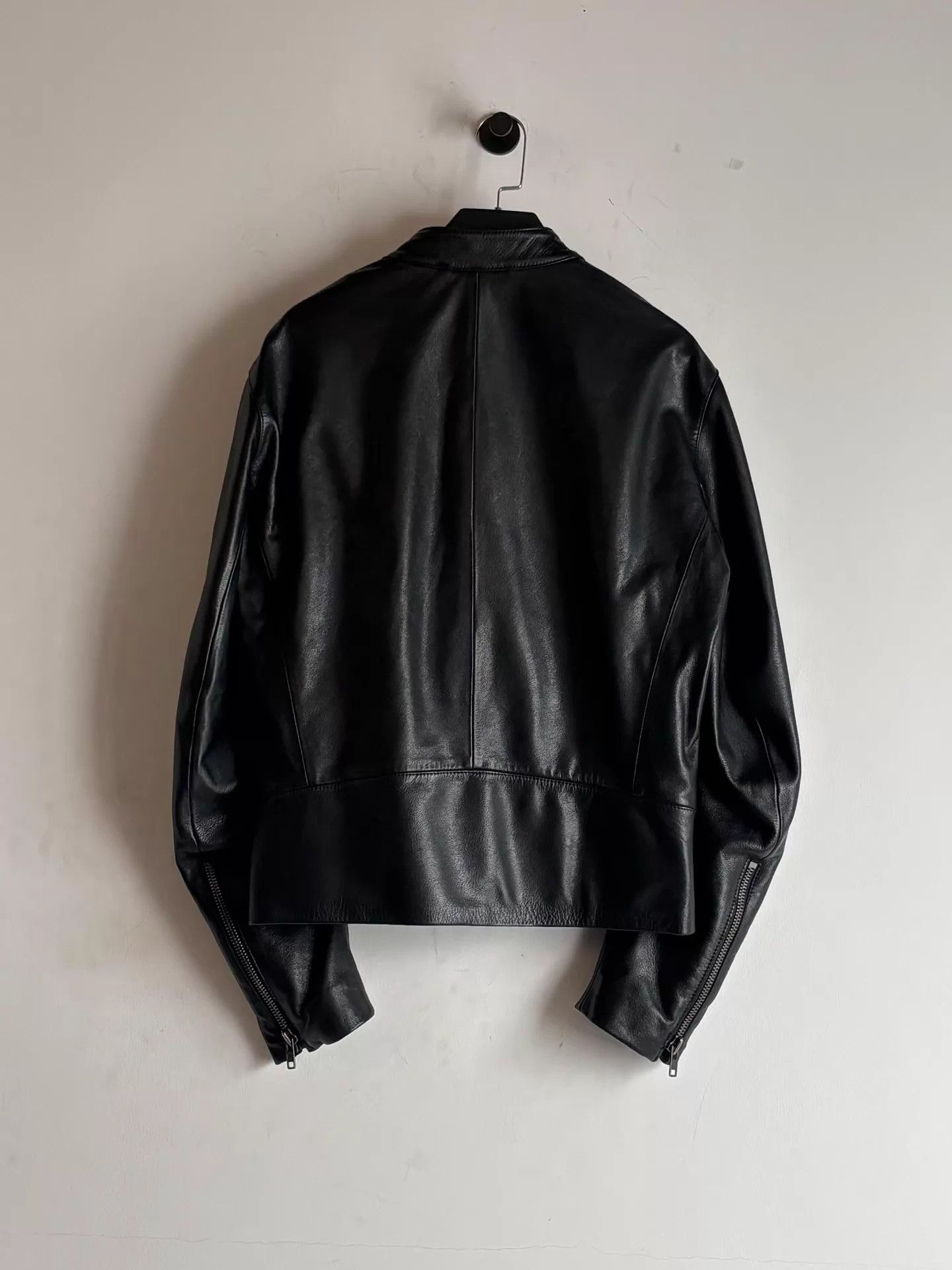 Maison Margiela MMM AW2007 5zip Jacket Black Calfskin 48 Size US M / EU 48-50 / 2 - 6 Thumbnail