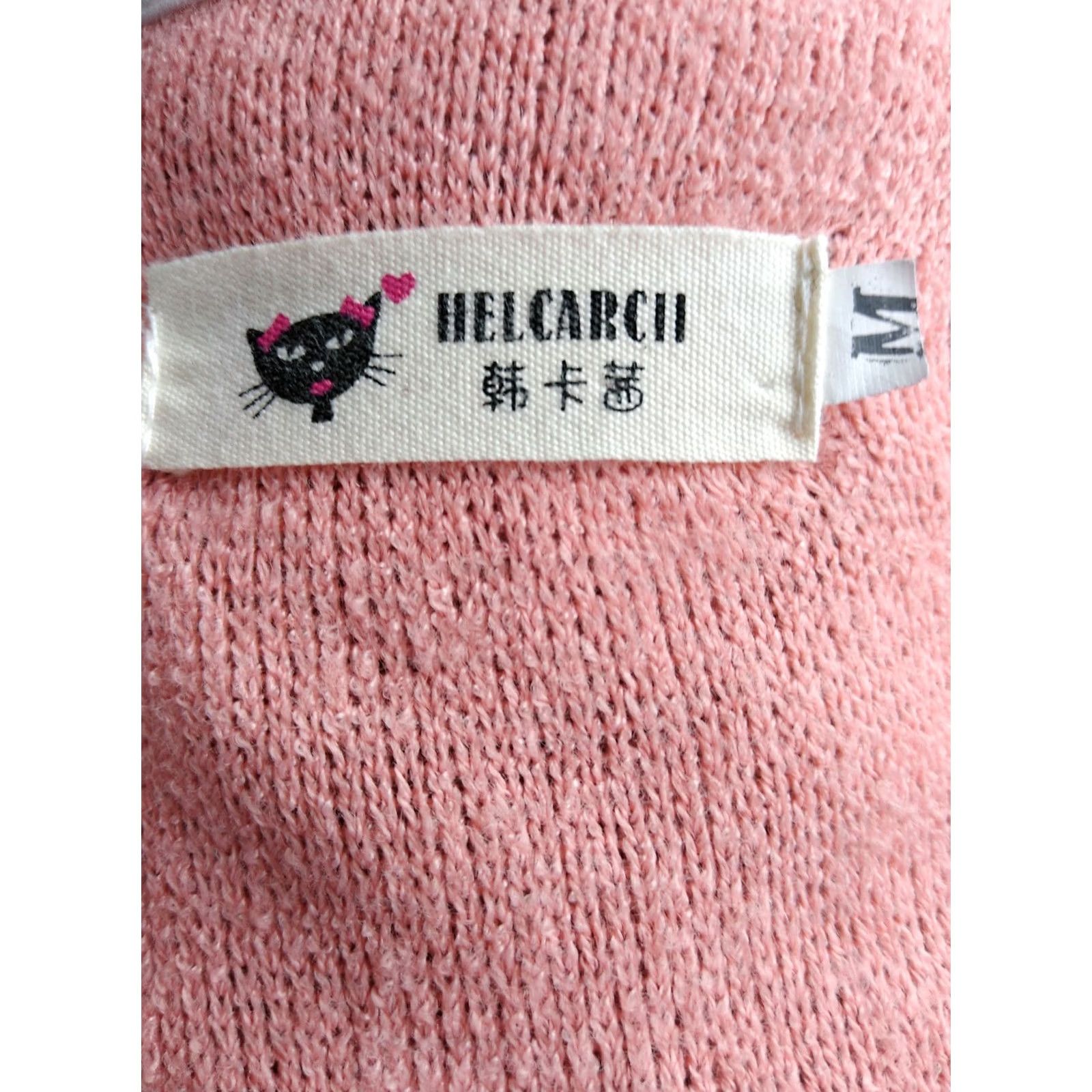 Vintage Helcarcii Cardigan Womens Size M Gray Open Front Knit Top Long Sleeve Pockets Size M / US 6-8 / IT 42-44 - 8 Thumbnail