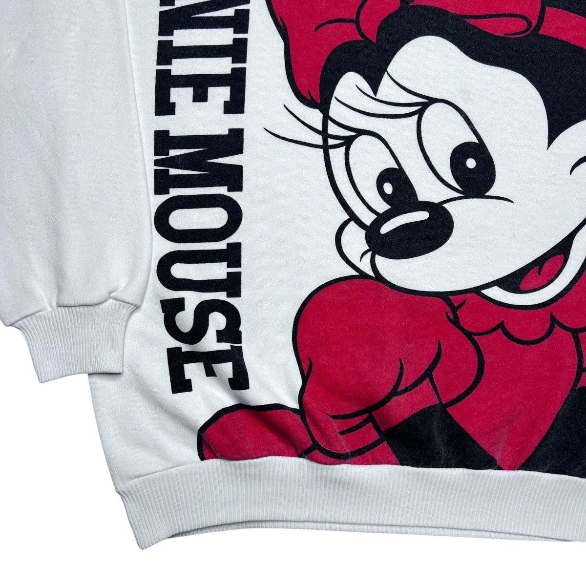 Disney 1980s Disney Minnie Mouse Double Sided Big Print Sweatshirt Size US XL / EU 56 / 4 - 17 Thumbnail
