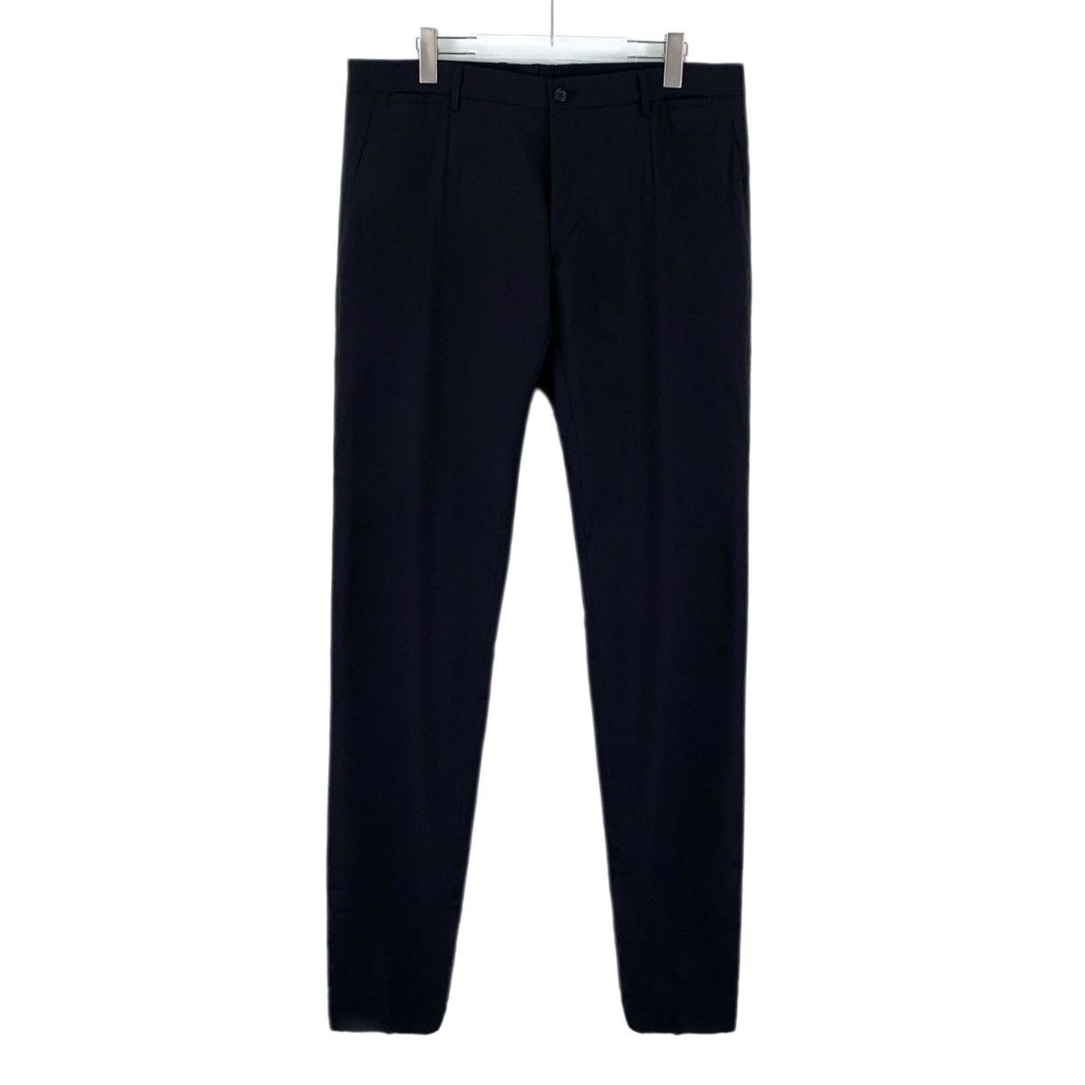 Dolce & Gabbana Dolce Gabbana Black Purple Wool Casual Suit Trousers K26WX Size US 32 / EU 48 - 1 Thumbnail