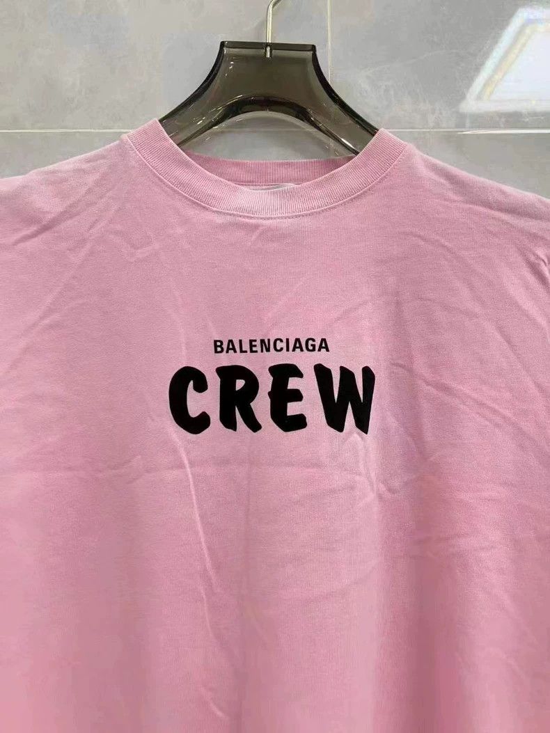 Balenciaga Balenciaga Crew Letter Logo Printed Short Sleeve Size US XS / EU 42 / 0 - 2 Thumbnail