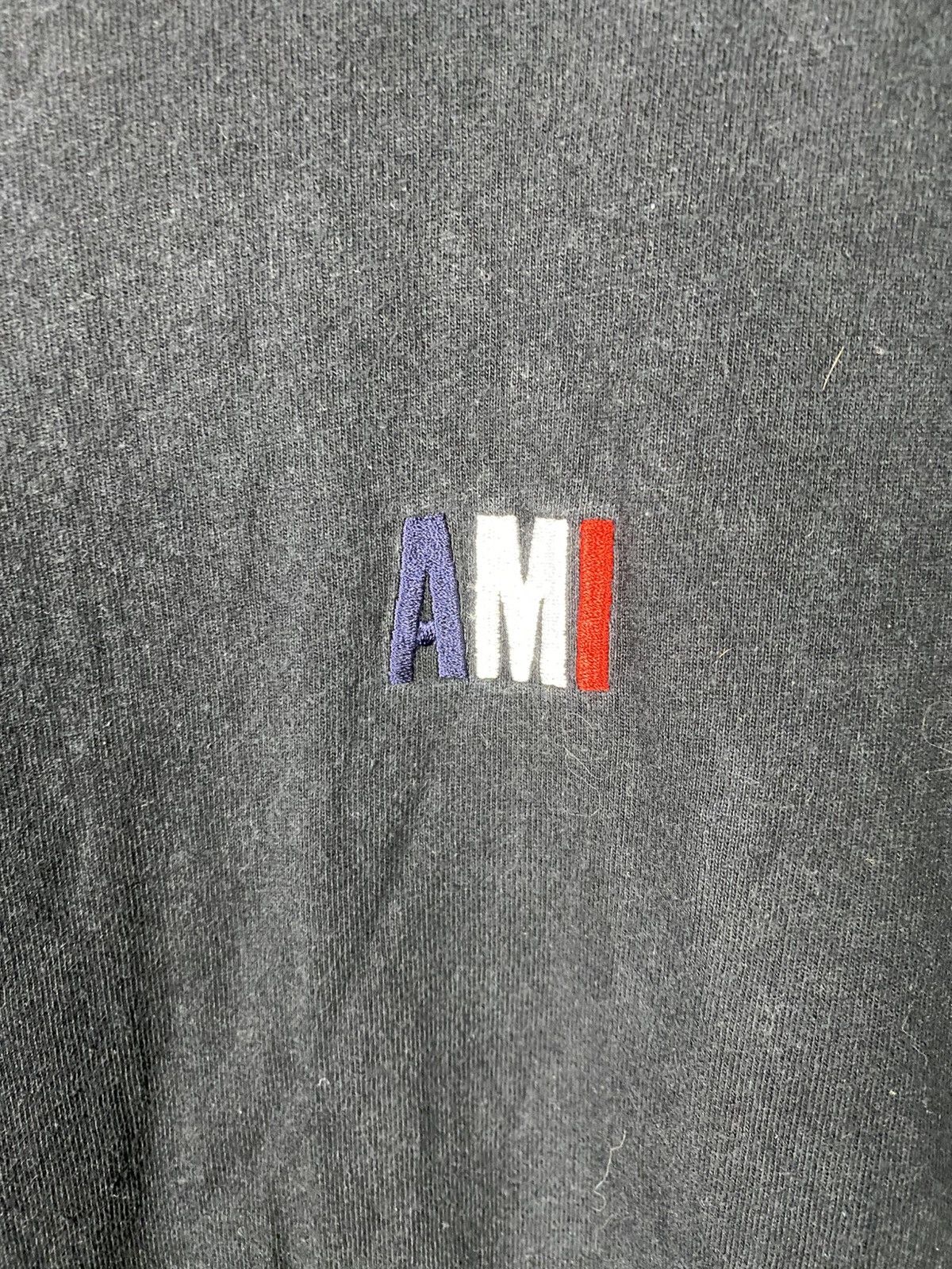 AMI AMI Alexandre Mattiussi Tricolor Logo T-Shirt Size US M / EU 48-50 / 2 - 8 Thumbnail