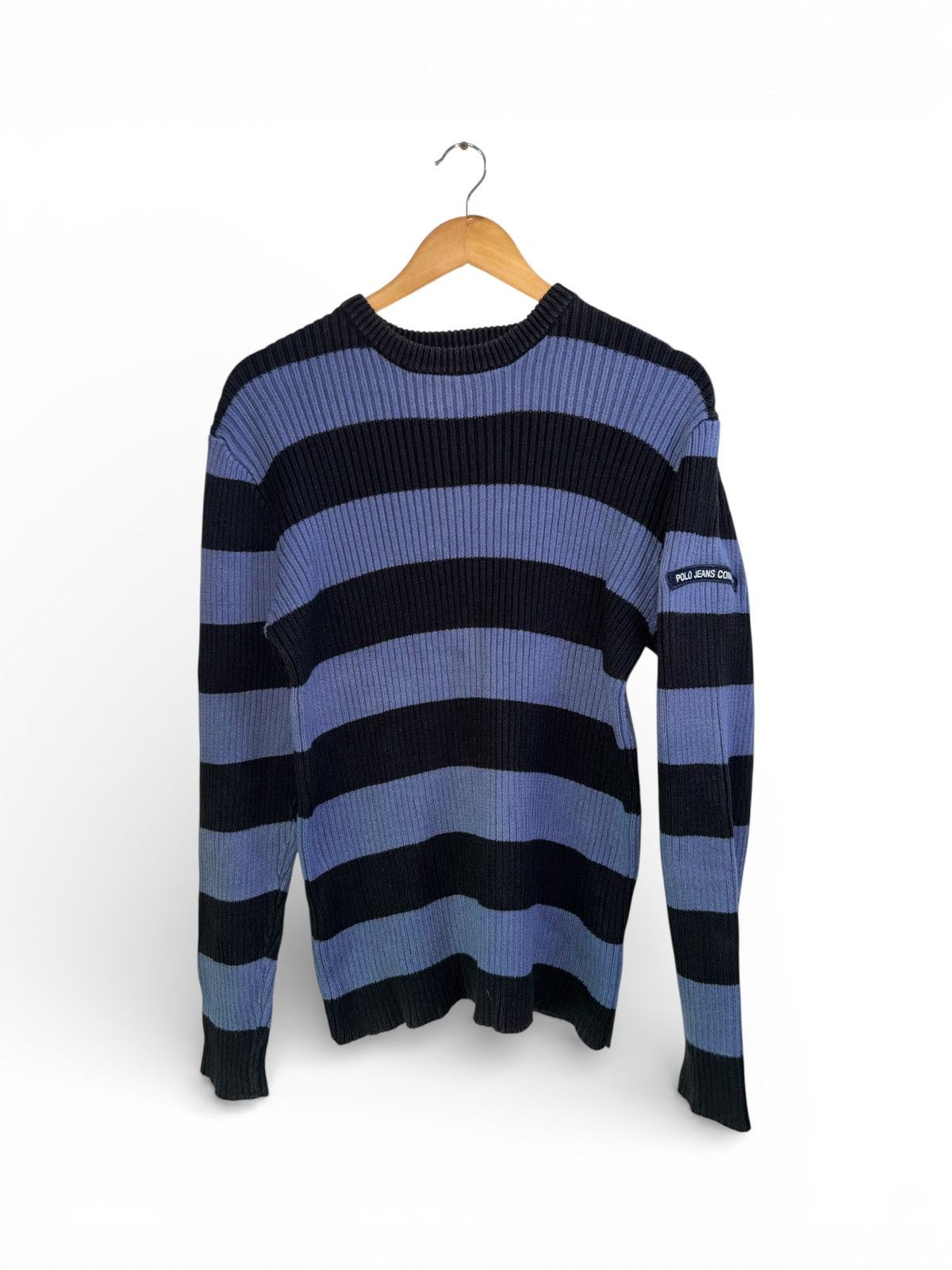 90s Polo Jeans Company Striped Ribbed Sweater