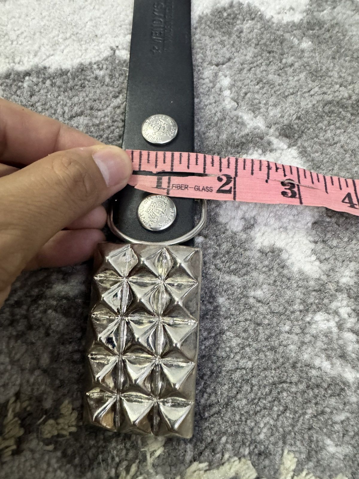 foot the coacher WENDY'S X FOOT THE COACHER STUDDED LEATHER BELT Size 40 - 6 Thumbnail