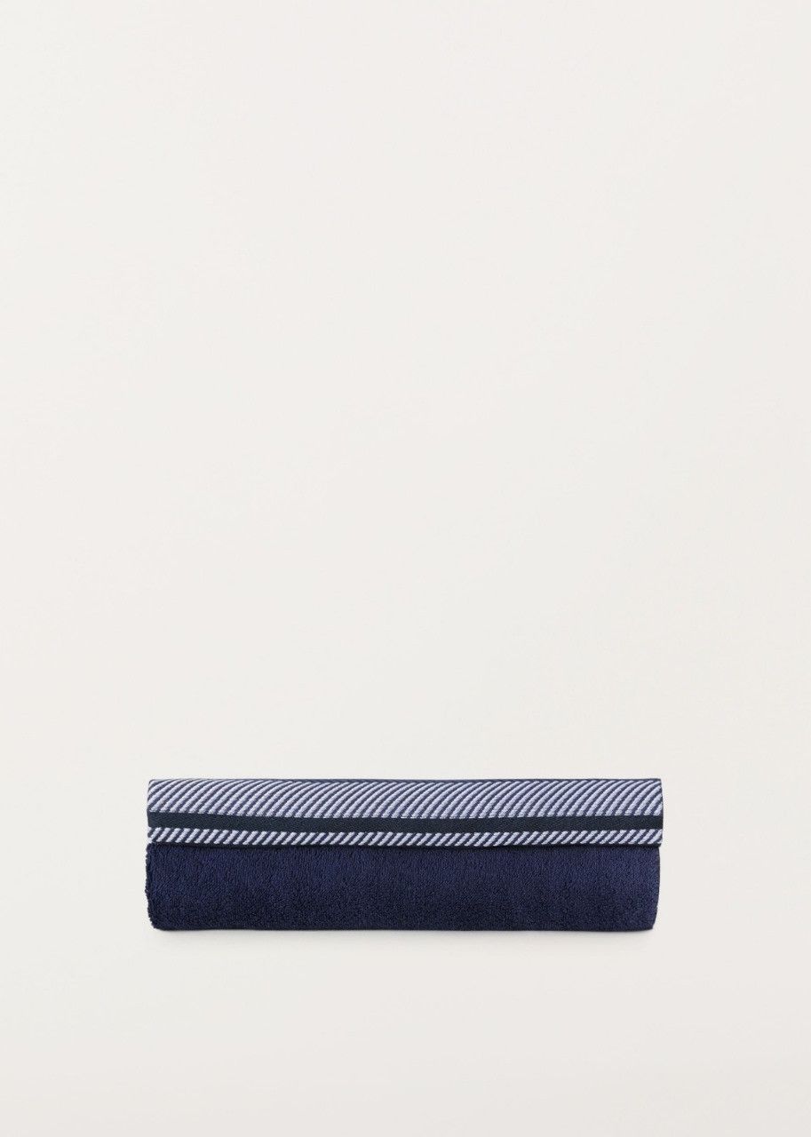 Loro Piana o1srvl11e0624 Size: OS AM2058 Beach Towel in Blue Size ONE SIZE - 3 Thumbnail