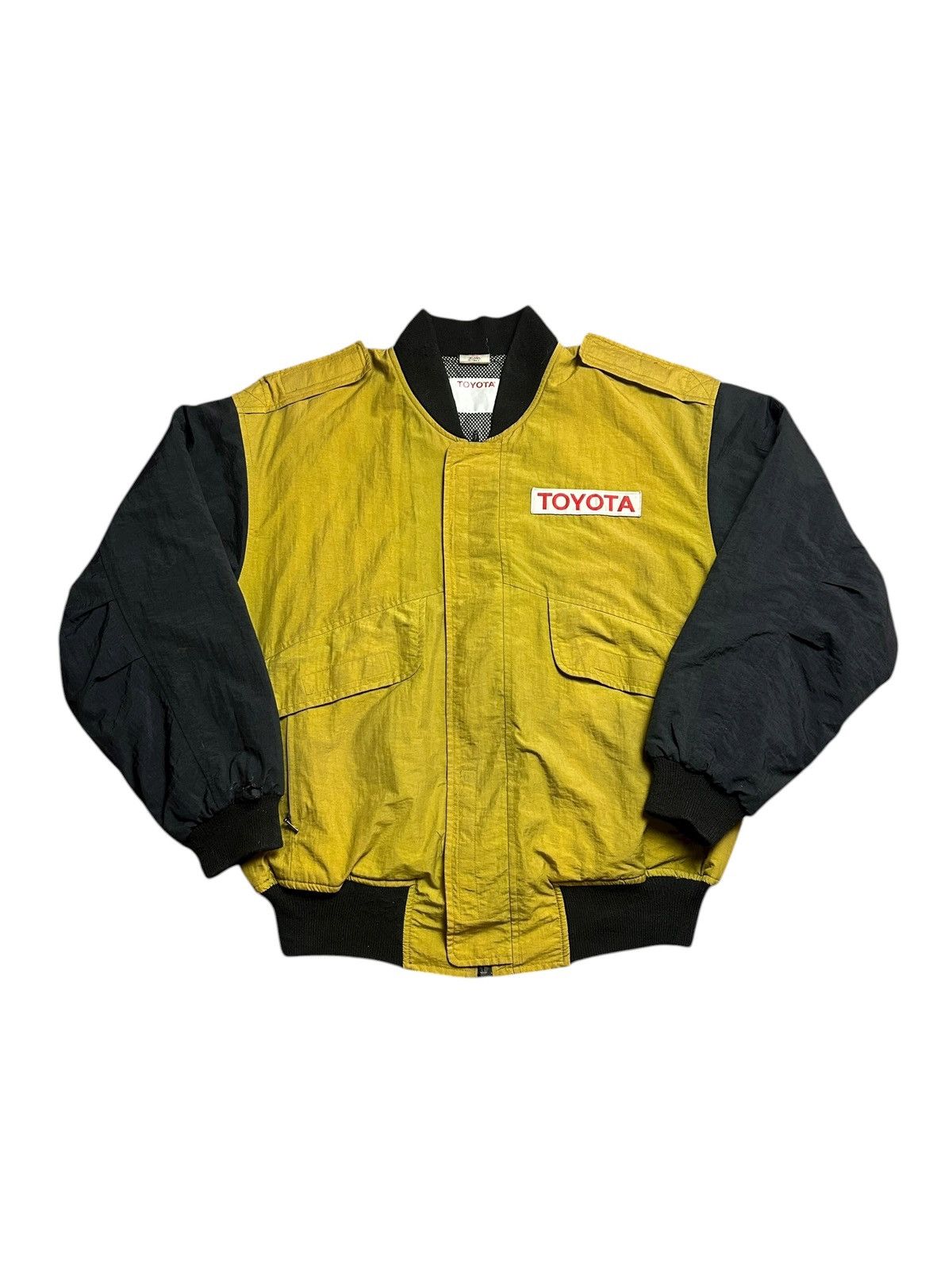 Gear for Sports Vtg JDM Toyota Racing Motor Sport Racing Team Jacket Bomber Size US L / EU 52-54 / 3 - 2 Thumbnail