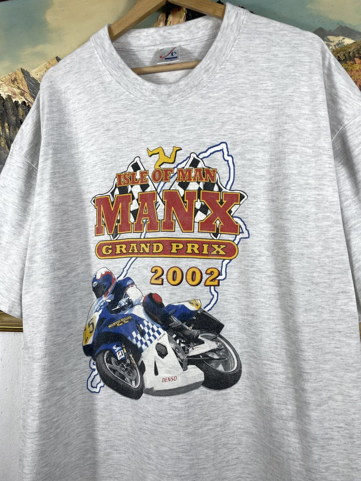 Vintage × Yamaha Vintage 2002 00s Isle Of Man Racing T-Shirt Motorcycle Tee Size US XXL / EU 58 / 5 - 4 Thumbnail