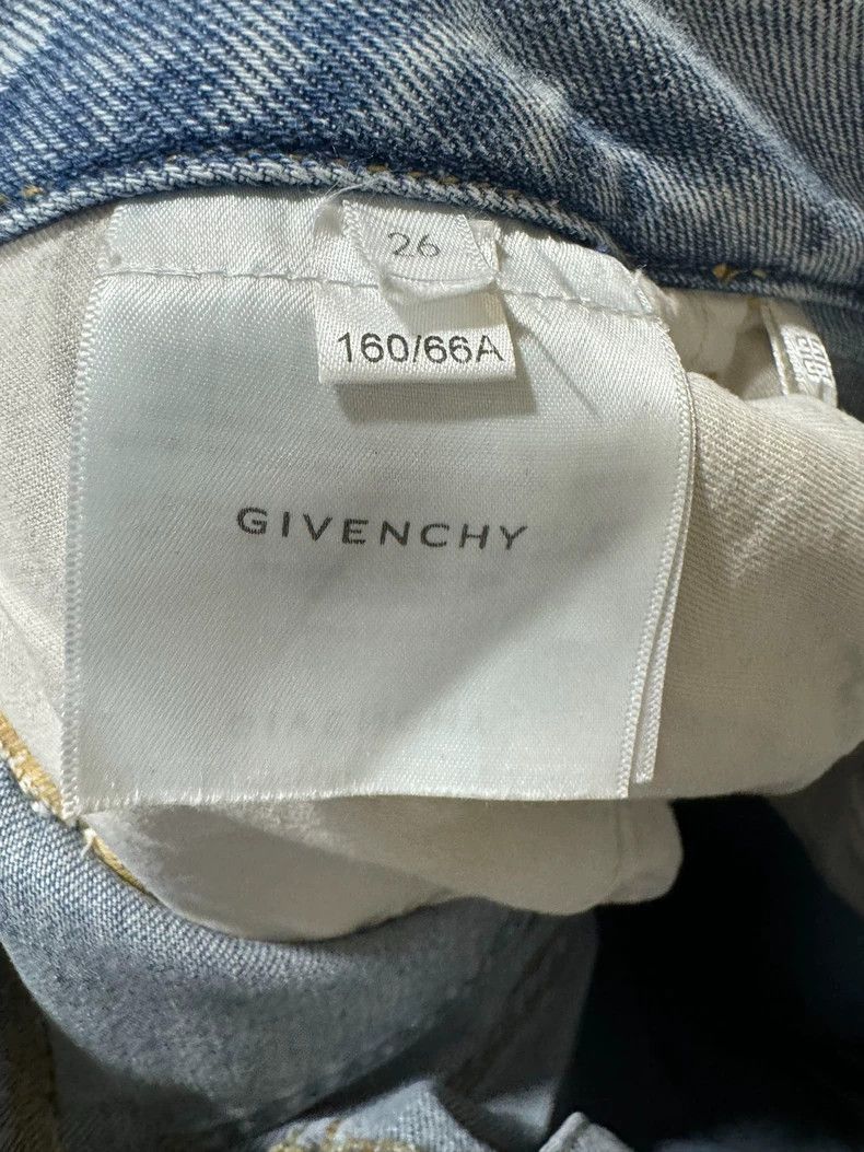 Givenchy Givenchy Size26 Washed Distressed Denim Pants Casual Pants Size 26" / US 2 / IT 38 - 7 Thumbnail