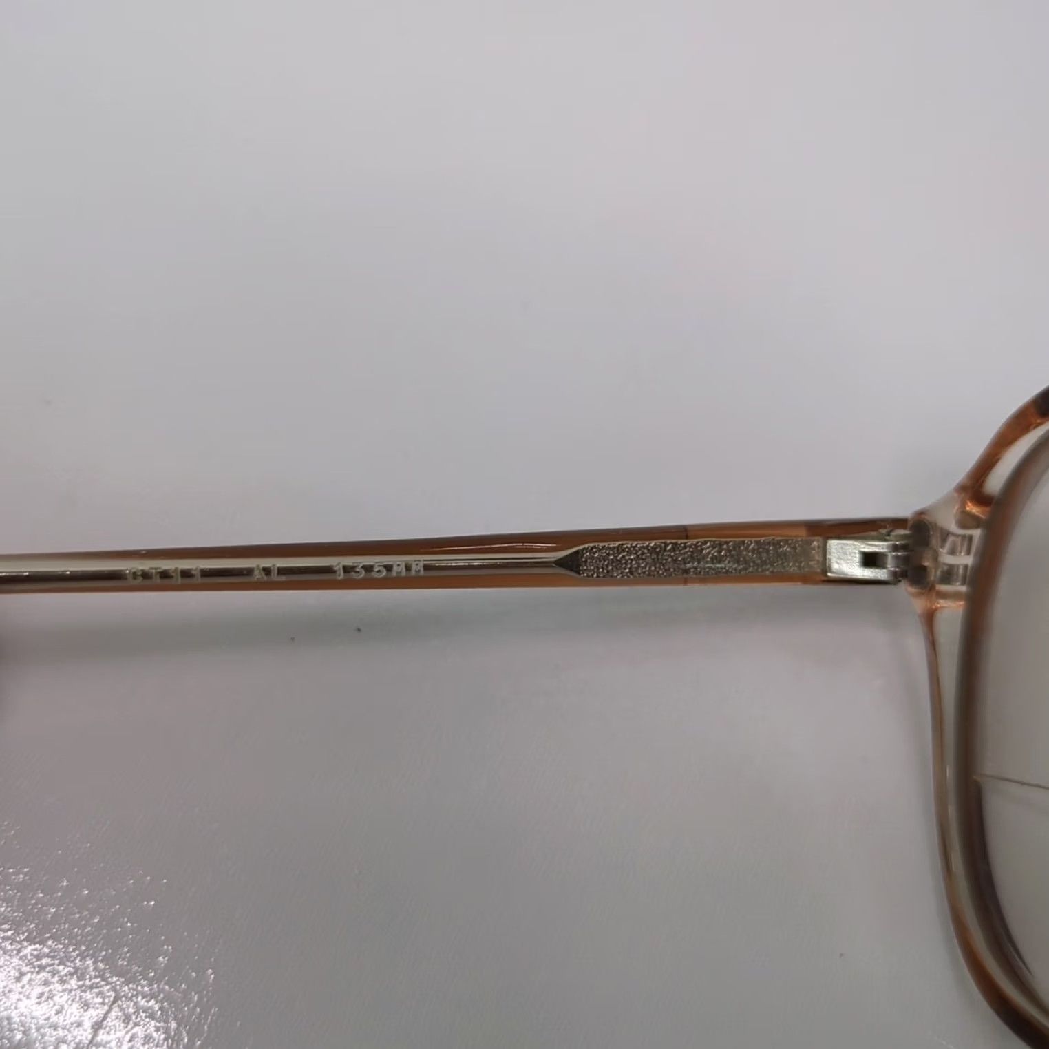 Frame VINTAGE Oversized Glasses 135-53-15 Red/Brown Frame Eyeglasses Butterfly 1970s Metal Gold Unbranded Mens Womens Size ONE SIZE - 6 Thumbnail
