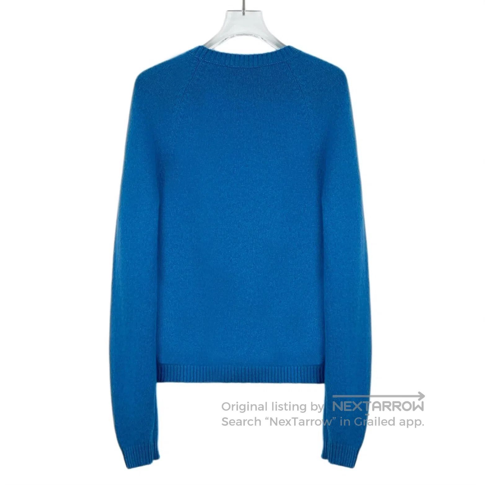 Loro Piana Loro Piana Blue snowflake intarsia cashmere round-neck lon Size US L / EU 52-54 / 3 - 2 Thumbnail