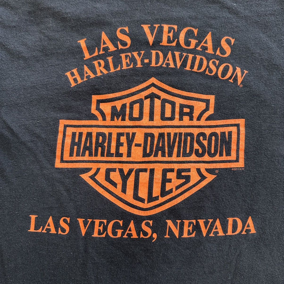 Harley Davidson Harley-Davidson Flames Eagle Las Vegas 2013 Cotton Shirt Size US M / EU 48-50 / 2 - 5 Thumbnail