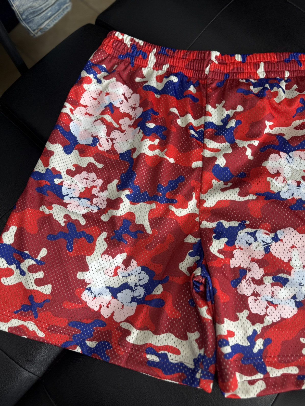 DENIM TEARS Denim Tears Mesh Summer Shorts Red Camo Size XXL (NEW) Size US 38 / EU 54 - 3 Thumbnail