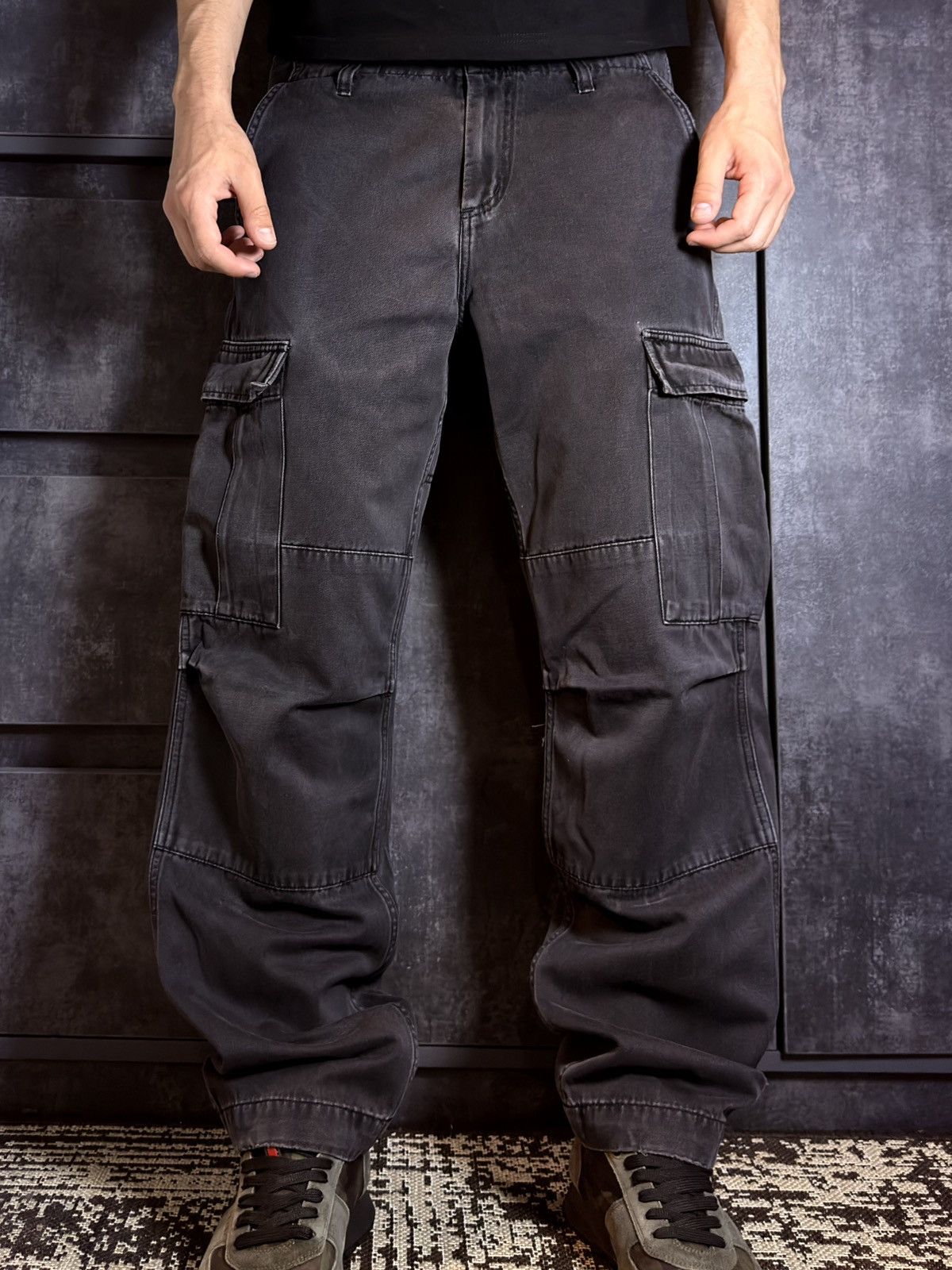 Stussy STUSSY Big Ol Leather Pants SZ 32 | Grailed