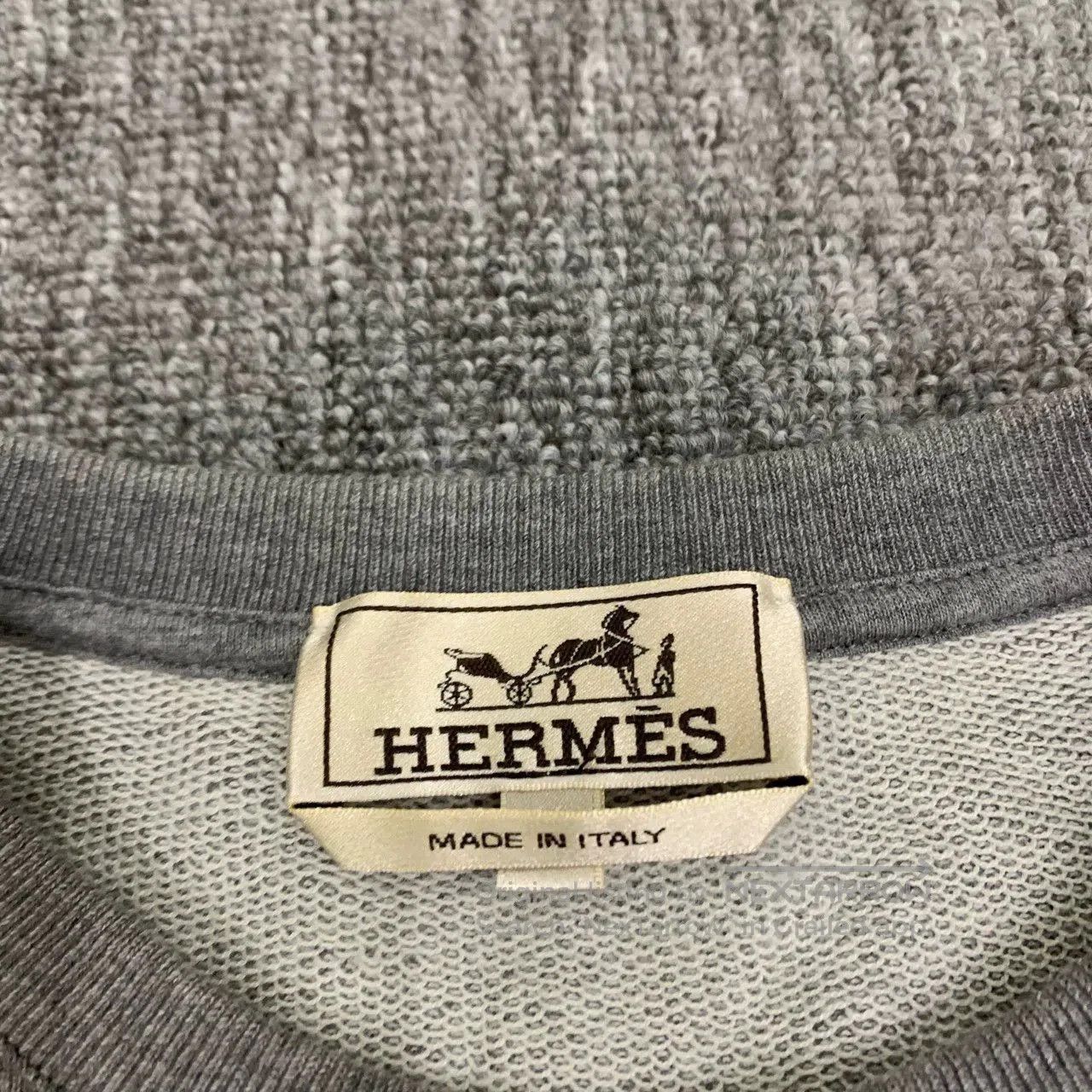 Hermes hermes gray crew neck sweatshirt medium. Size US M / EU 48-50 / 2 - 6 Thumbnail