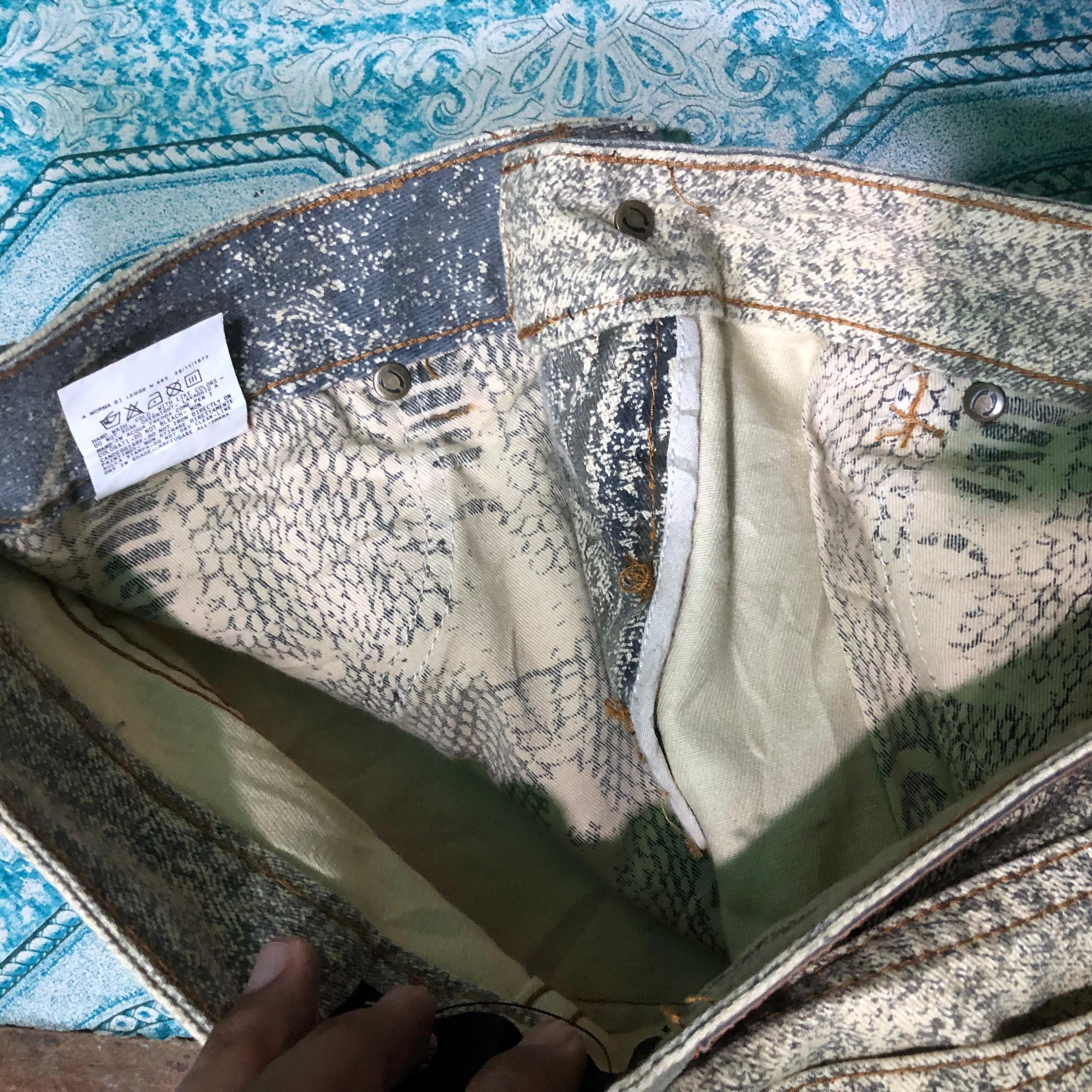 Roberto Cavalli 🔥RARE🔥 Roberto Cavalli Aligator Pattern Size US 32 / EU 48 - 5 Thumbnail