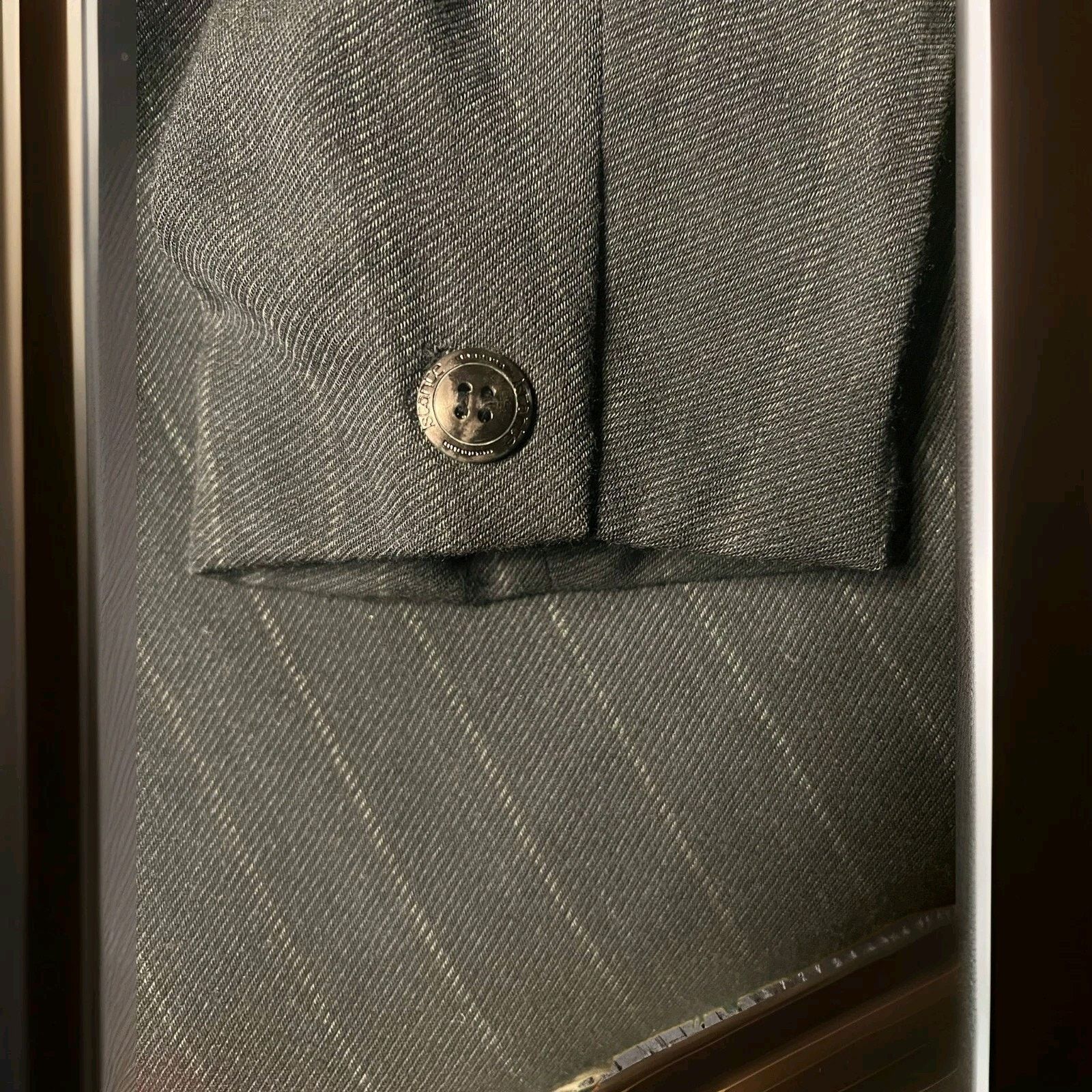 Versace Vintage Istante / Versace RARE 4Btn BLACK BLAZER- 42R Size 42R - 2 Thumbnail