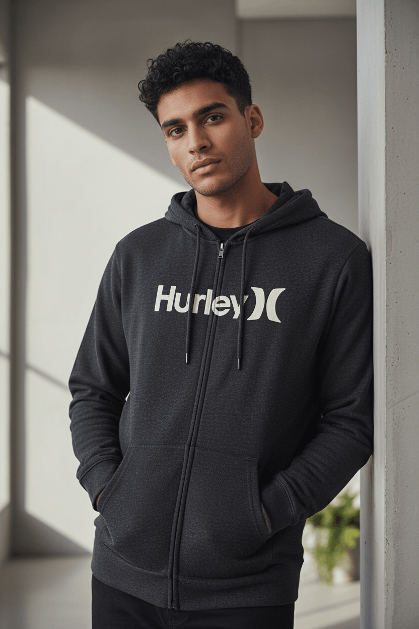 Hurley HURLEY Big Spell Out Logo Light Hoodie Size US M / EU 48-50 / 2 - 2 Thumbnail