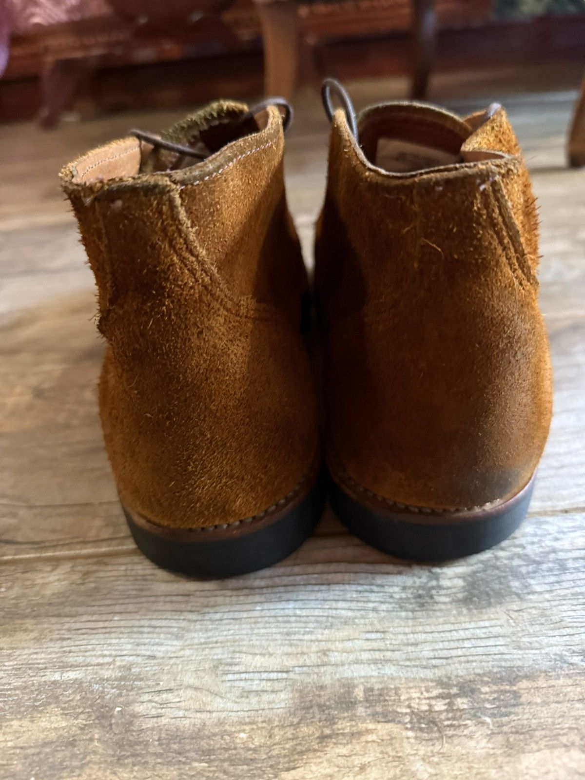 Steven Alan Steven Alan 8.5 M US Brown Suede Leather Chukka Boots Vibram Size US 8.5 / EU 41-42 - 3 Thumbnail