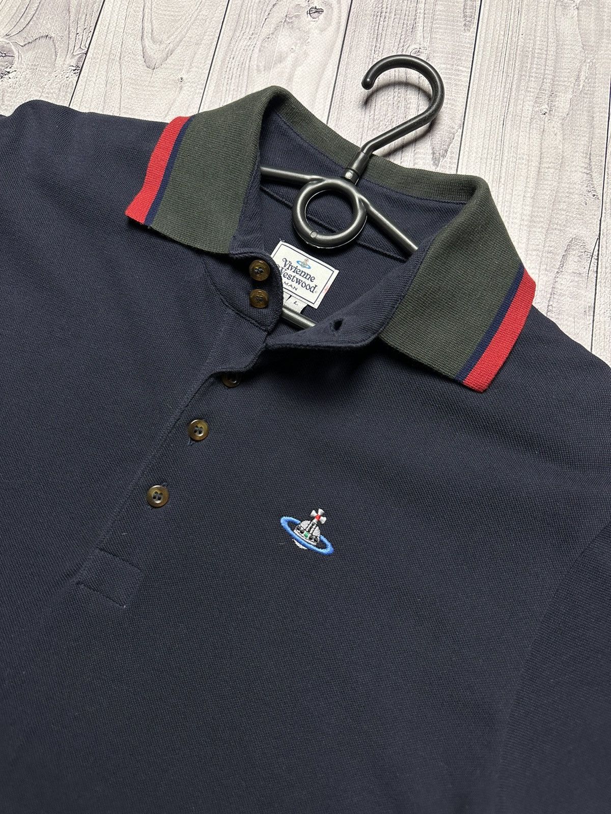 Vintage × Vivienne Westwood Vintage Vivienne Westwood polo size L logo Size US L / EU 52-54 / 3 - 4 Thumbnail