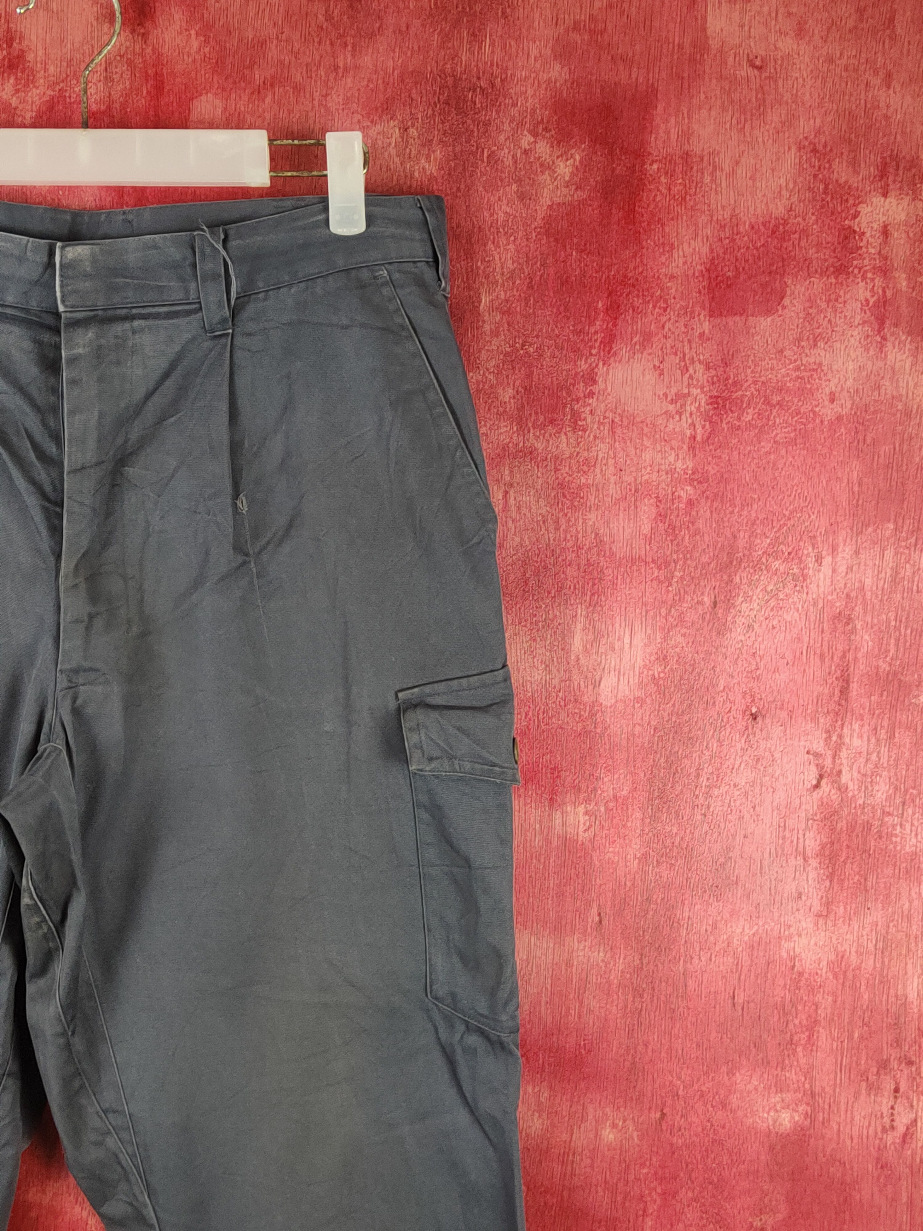 Japanese Brand WB Best Dark Gray Multipocket Tactical Cargo Pants #S1783 Size US 32 / EU 48 - 6 Thumbnail