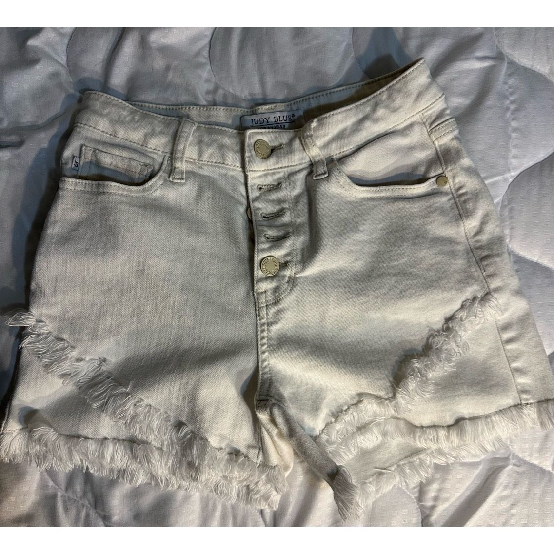 Judy Blue Jean Shorts White Size S