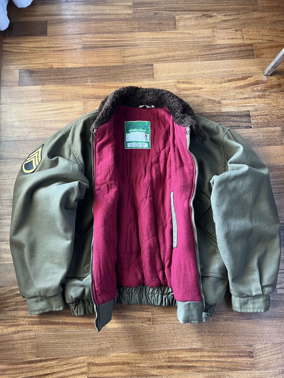 Levi's Rare Levi’s Vintage Military Jacket Made in Italy 60/70s Size US XL / EU 56 / 4 - 4 Thumbnail