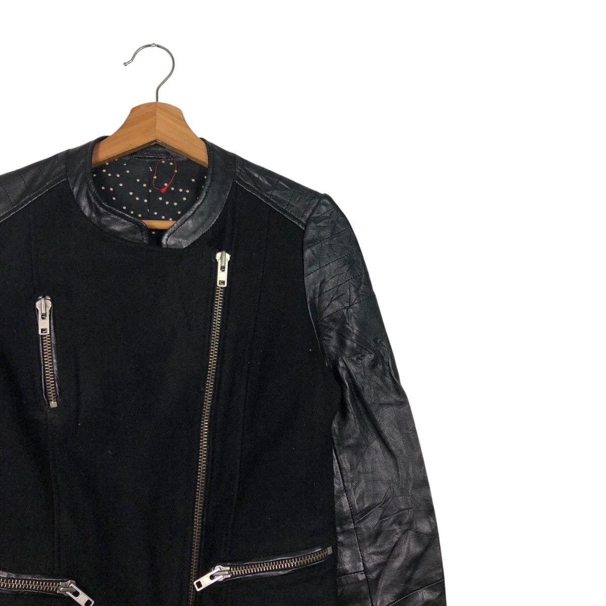 Japanese Brand 📌You & Me Oui Biker Genuine Leather Jacket Cafe Racer Size US M / EU 48-50 / 2 - 7 Thumbnail