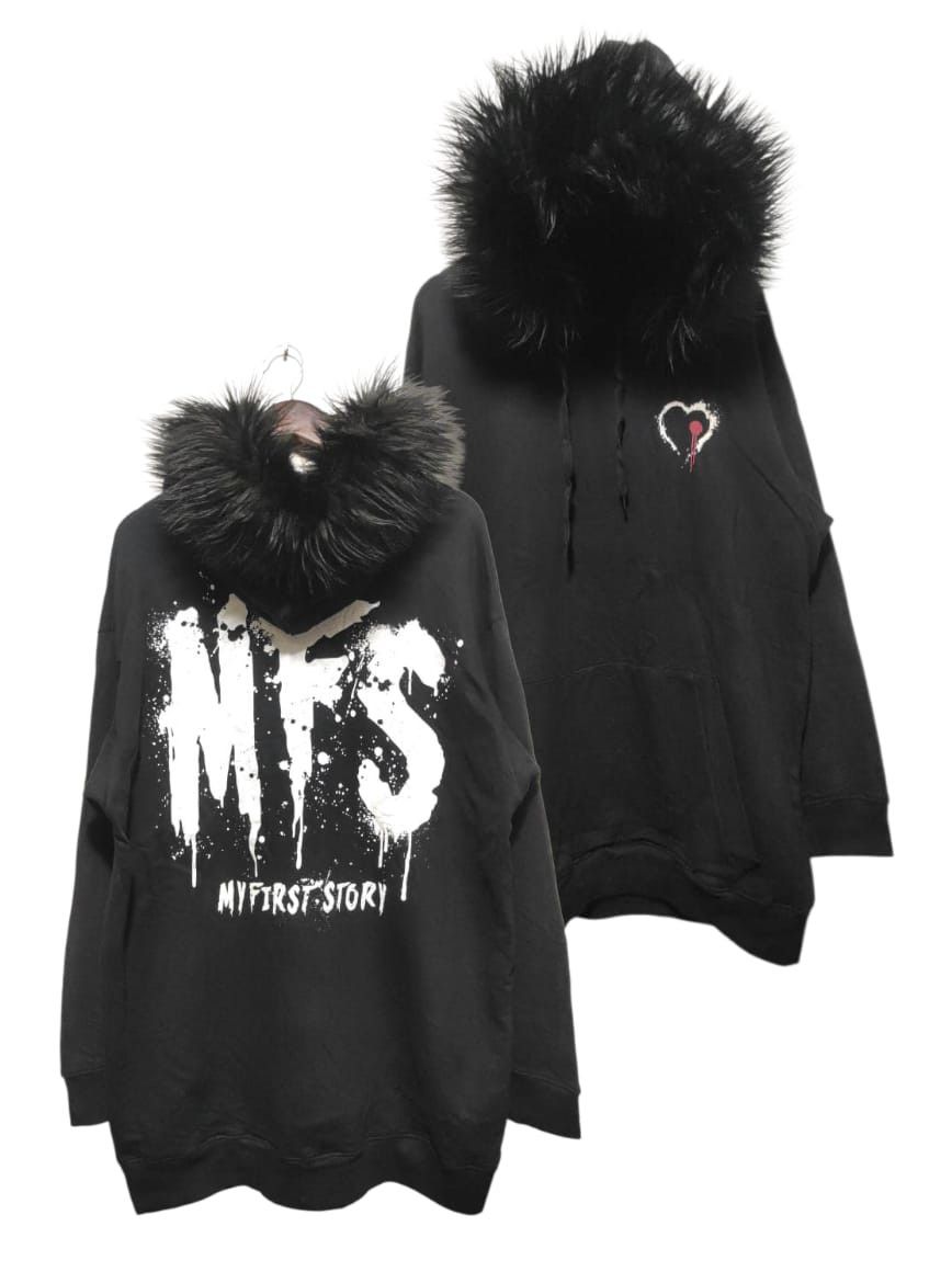 If Six Was Nine MFS My First Story oversized Zip Fur Hoodie i6w9 Lgb Style Size US L / EU 52-54 / 3 - 2 Thumbnail