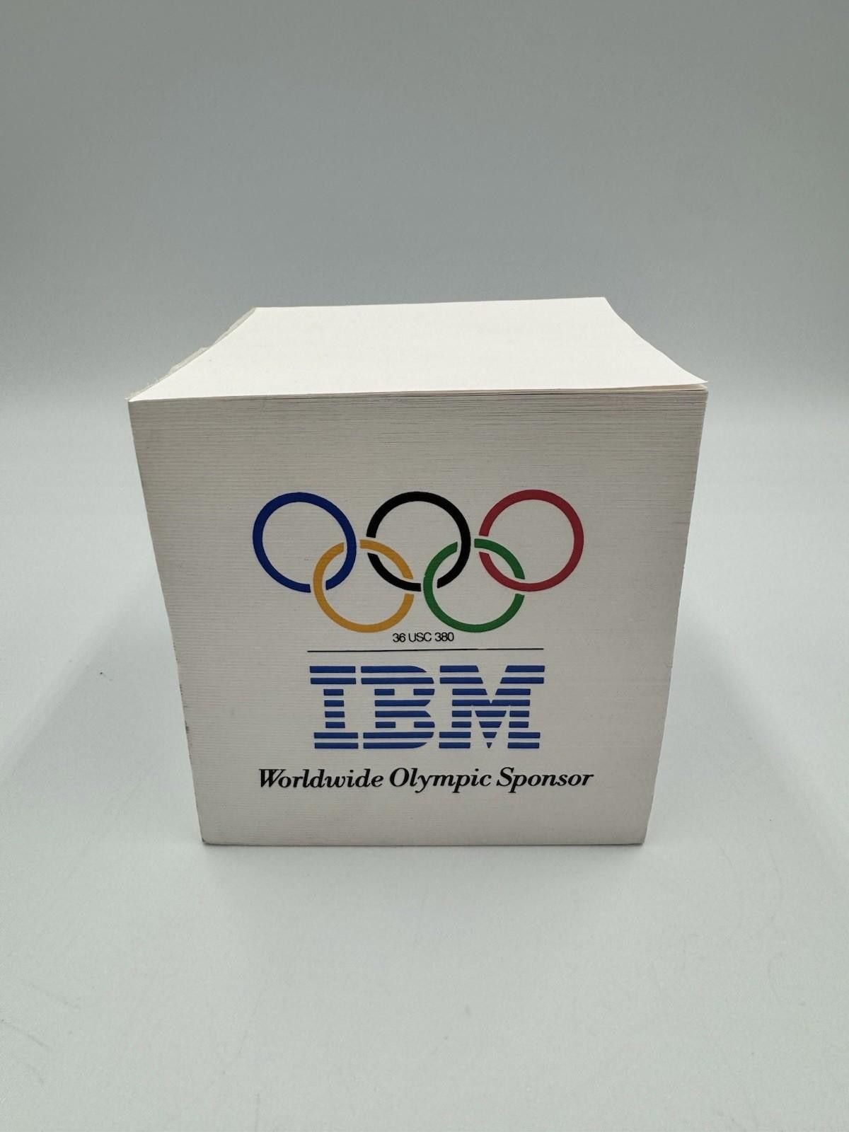 Designer IBM Olympic Worldwide Sponsor Memo Cube Notepad Squares Size ONE SIZE - 1 Thumbnail