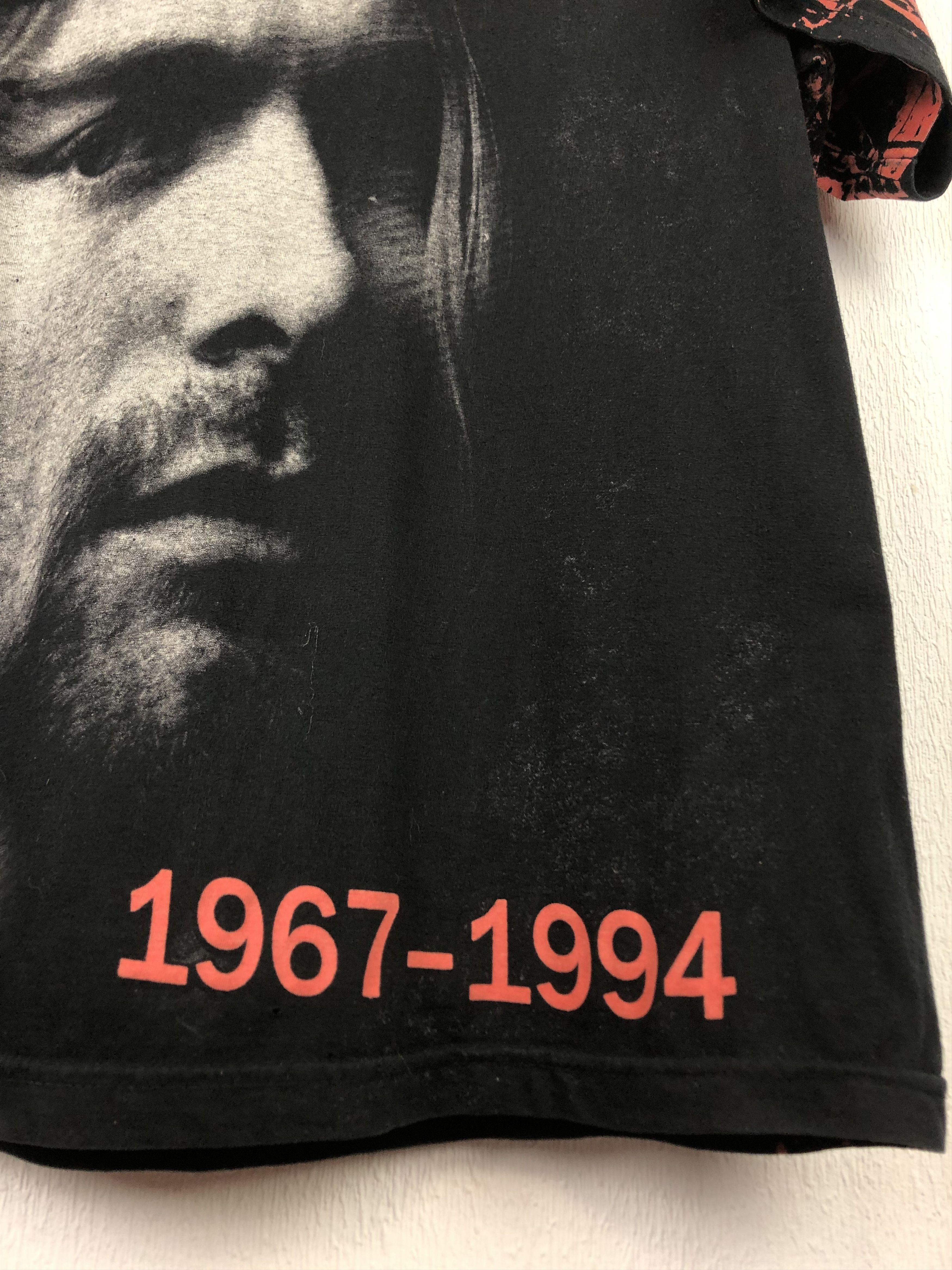 Band Tees Vintage Over Print Curt Cobain Tee Shirt Band Rare Black Size US M / EU 48-50 / 2 - 9 Thumbnail