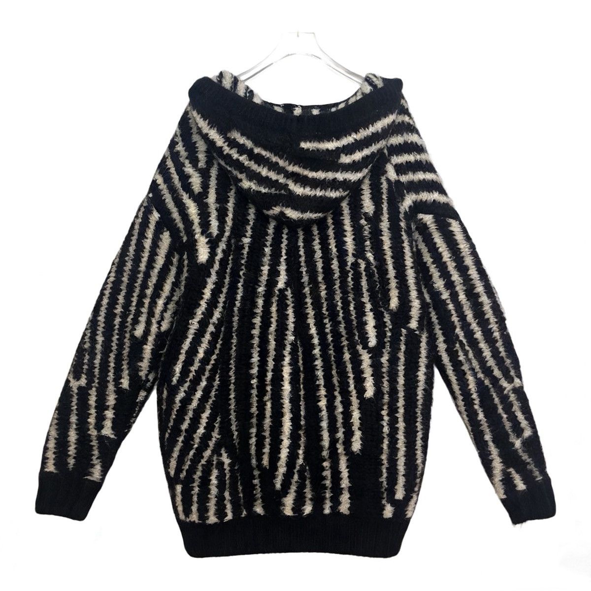 Yves Saint Laurent Yves Saint Laurent Hooded Alpaca Knit Cardigan K26WX Size US XS / EU 42 / 0 - 2 Thumbnail