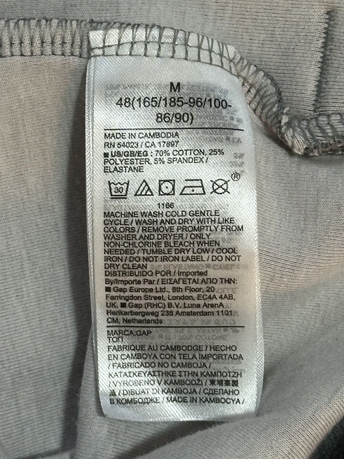 Gap GapFit Men’s Grey Performance Hoodie Size US M / EU 48-50 / 2 - 6 Thumbnail