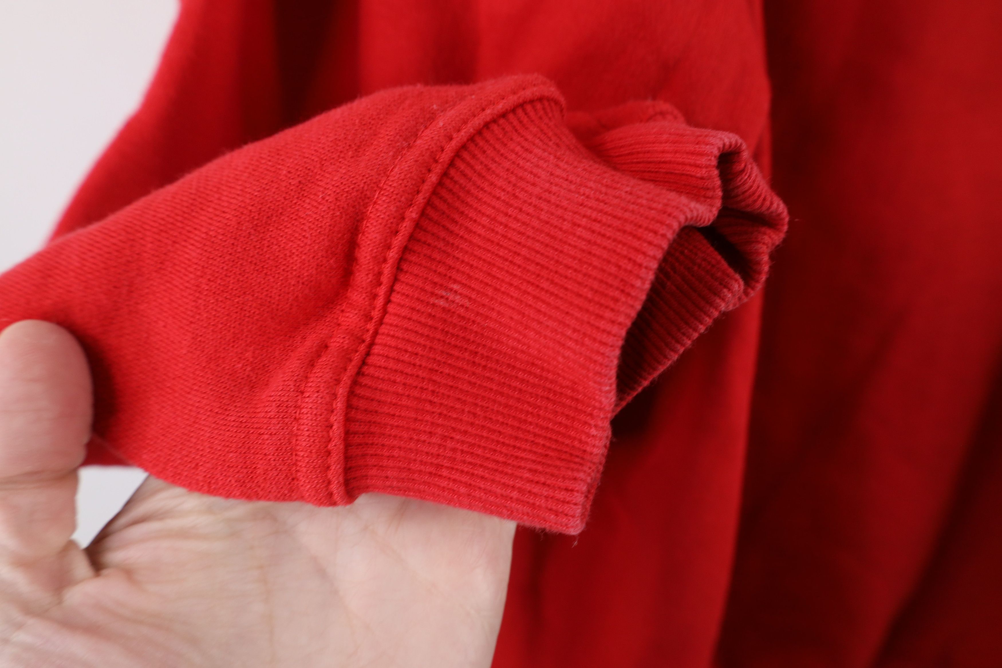 Vintage Vintage 90s Harrods London Spell Out Crewneck Sweatshirt Red Size US XL / EU 56 / 4 - 8 Thumbnail