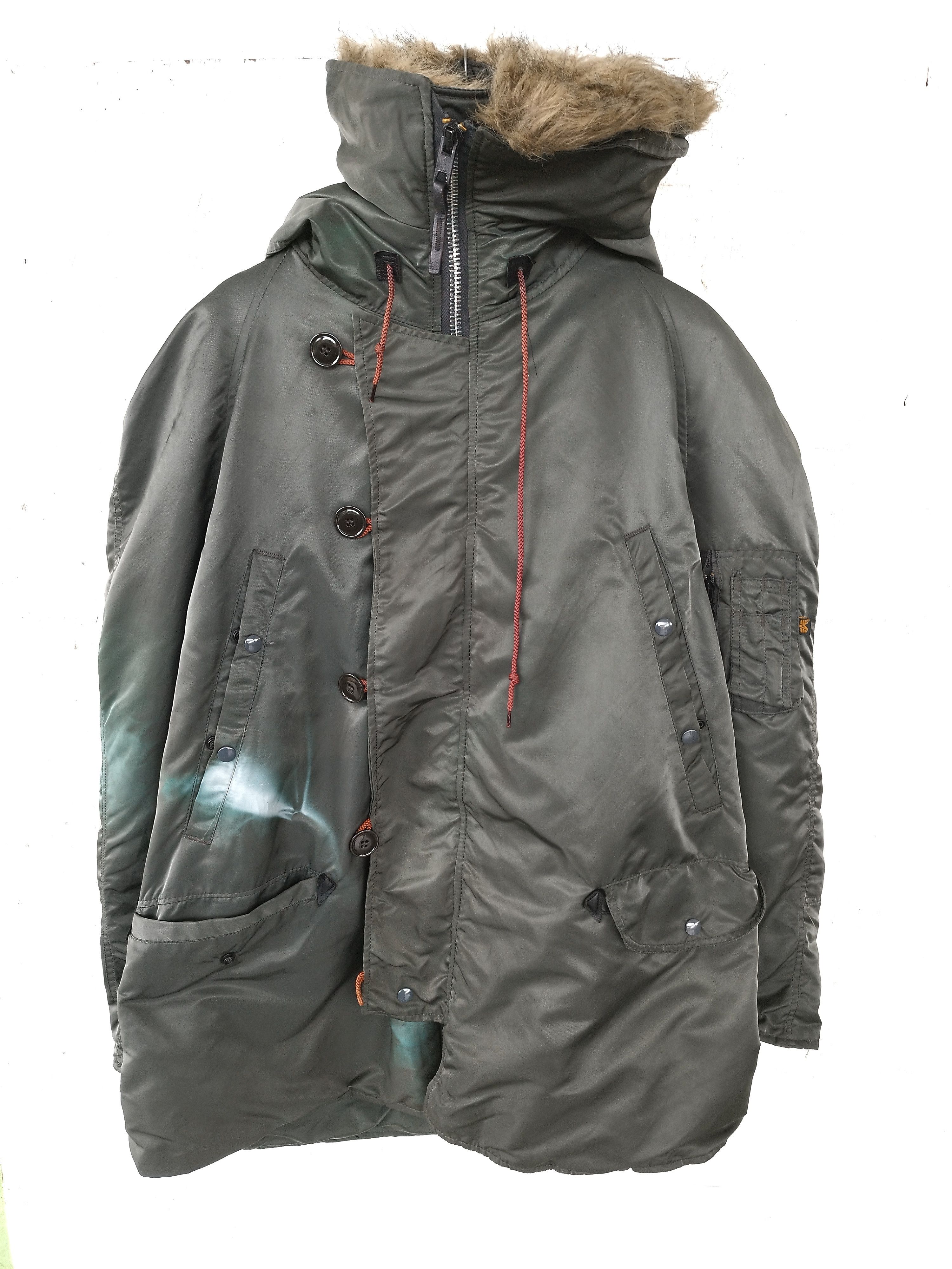 Alpha Industries 🔥 Vintage Alpha industries jacket parkas N3B design Size US XL / EU 56 / 4 - 1 Thumbnail