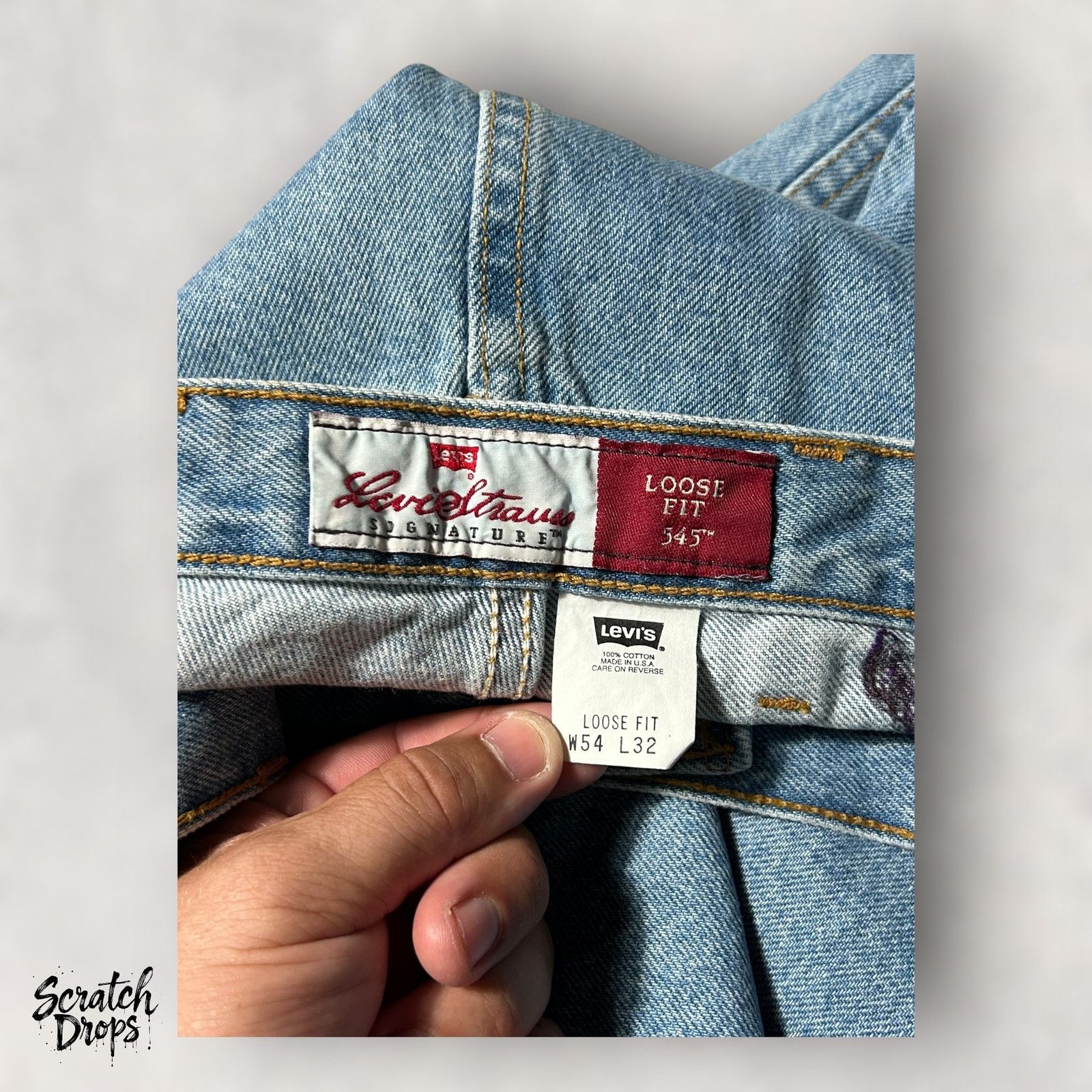 Levi's Vintage Levi's Signature 545 Men's Jeans NWT W54 L32 Loose Size US 38 / EU 54 - 7 Thumbnail