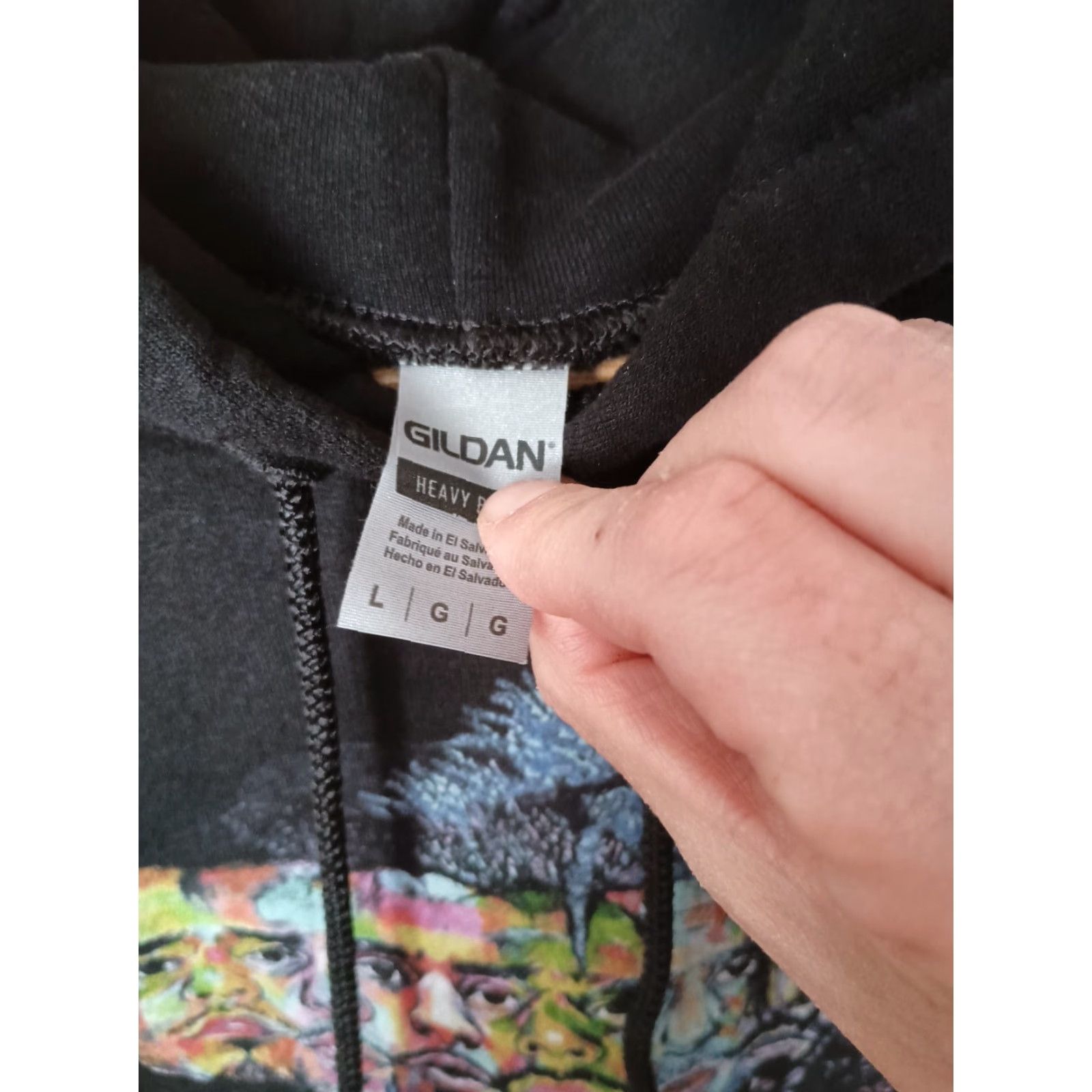Gildan VINTAGE J COLE Hoodie Men L Black Pullover Collection Cole Shirt? Size US L / EU 52-54 / 3 - 3 Thumbnail