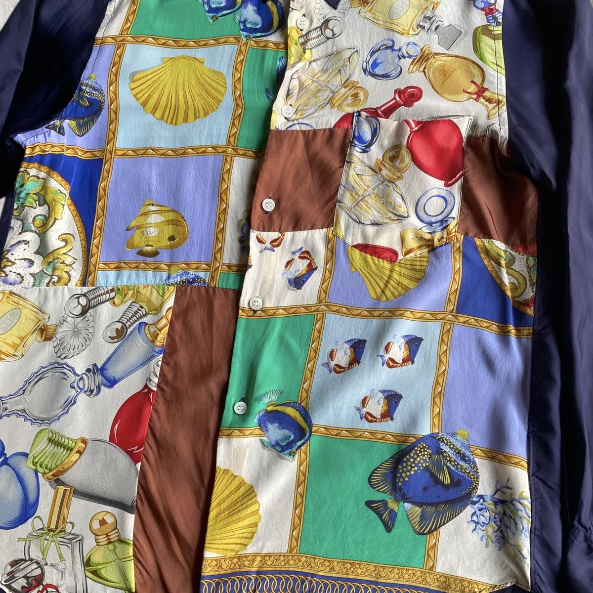 Comme des Garcons Vintage AW99 Rayon Parfum And Sea Shirt Size US M / EU 48-50 / 2 - 2 Thumbnail