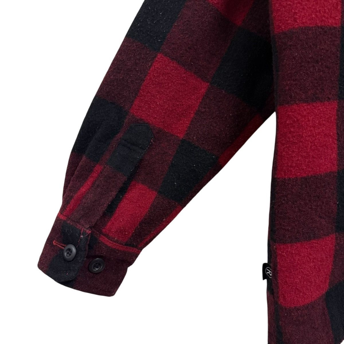 Japanese Brand Rock Hard Survival Checked Plaid Zipper Jacket Size US XL / EU 56 / 4 - 8 Thumbnail