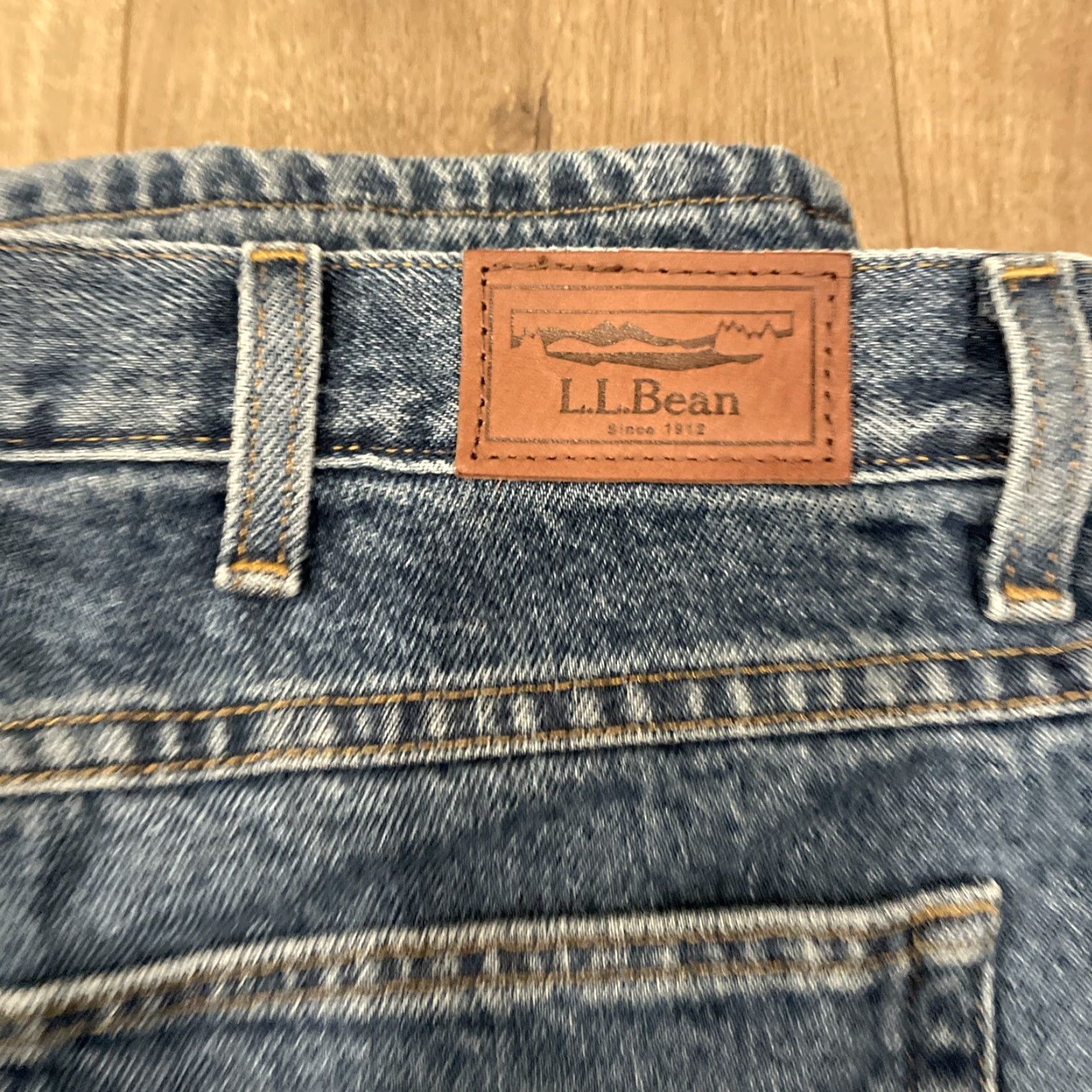 Vintage VINTAGE LL BEAN Flannel Lined Jeans Men 38x29 Blue Plaid 100% Cotton Relaxed Mid Rise Jeans Mens Size US 38 / EU 54 - 4 Thumbnail