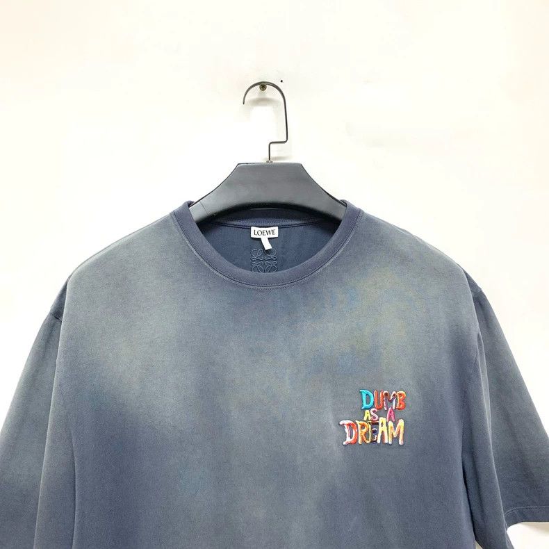 Loewe LOEWE Logo embroidered blue short sleeve T-shirt Size M / US 6-8 / IT 42-44 - 5 Thumbnail